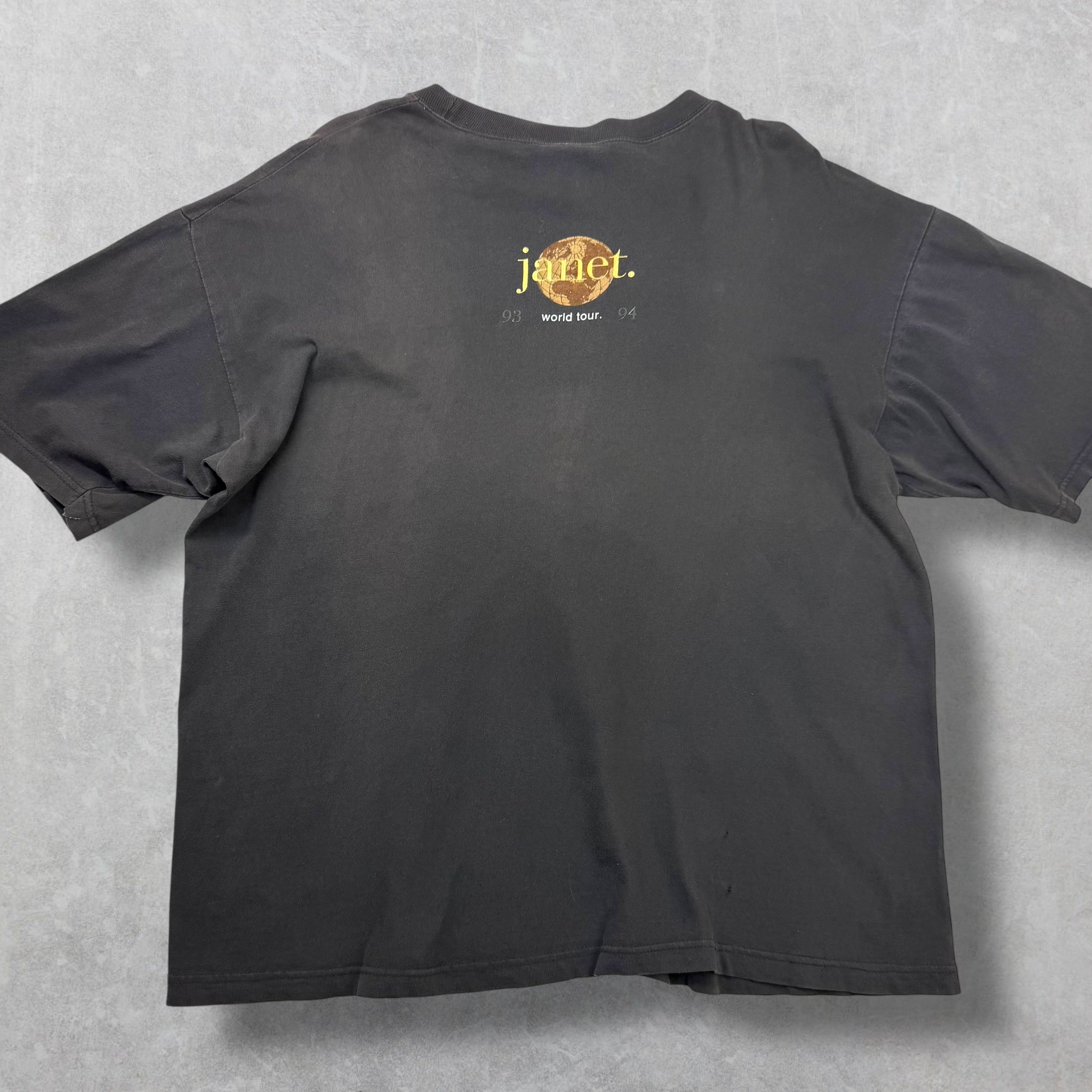 Vintage 1993 Janet Jackson World Tour Tee XL