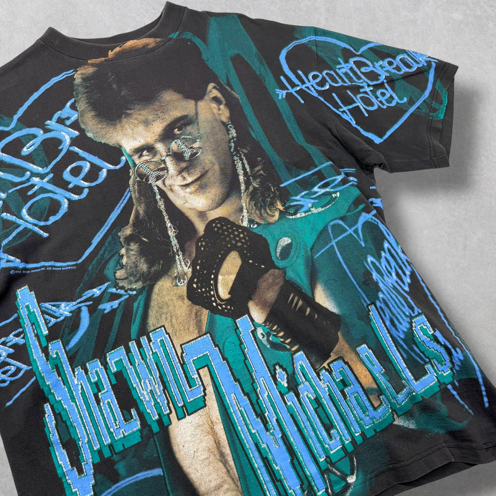 Vintage 1995 Shawn Michaels The Heartbreak AOP Tee XL