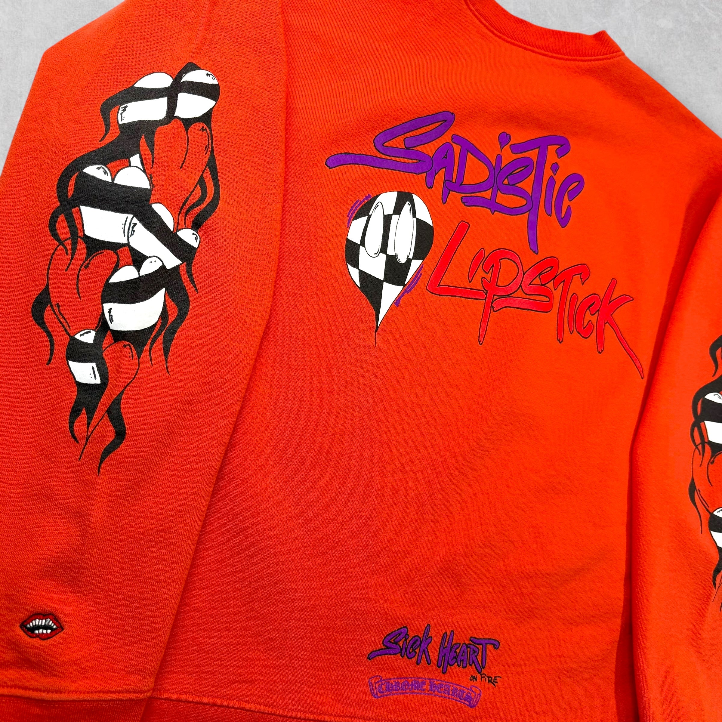 Chrome Hearts Matty Boy 'Sick Heart' Crewneck XL