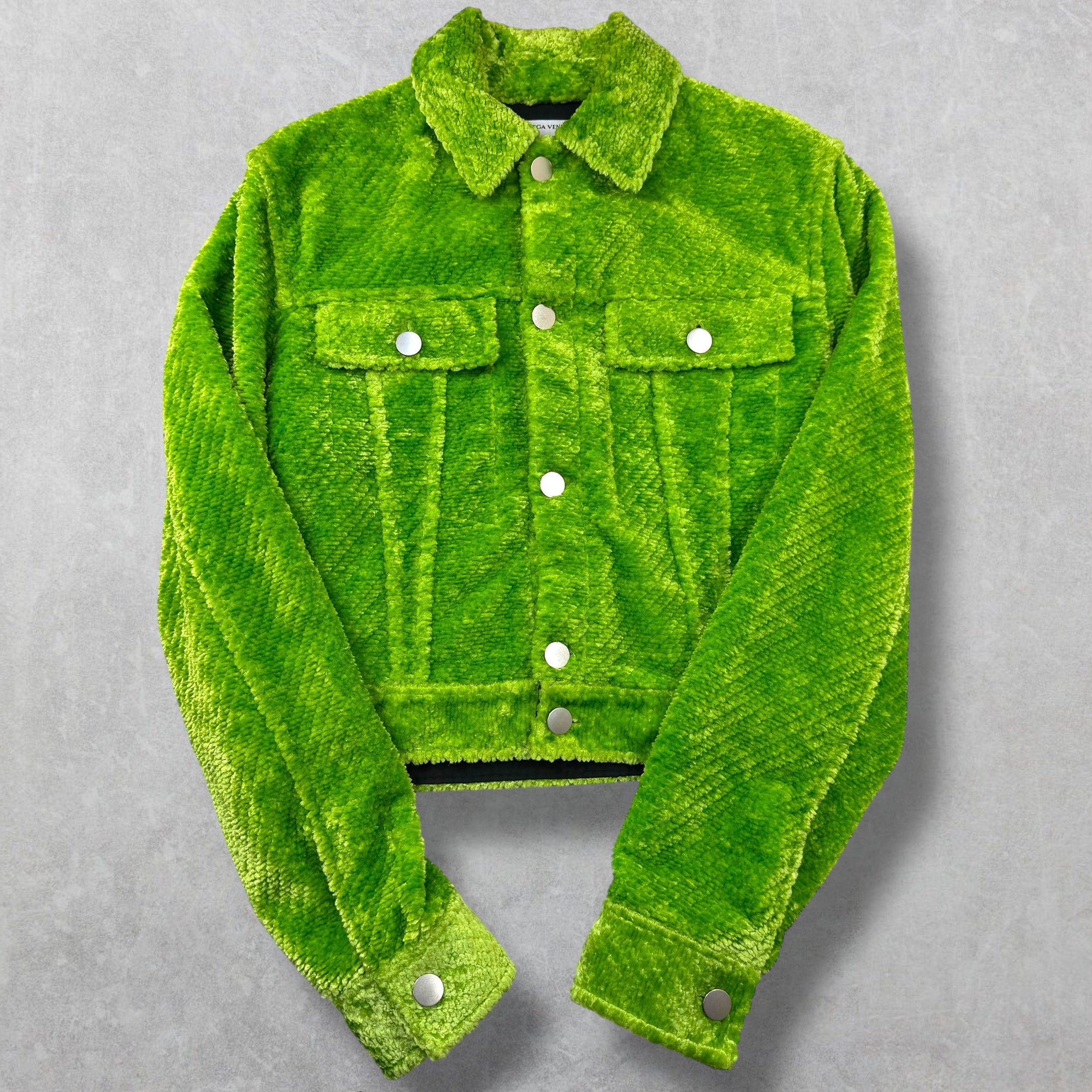 Bottega Veneta Chenille Corduroy Cropped Jacket 50 (L)