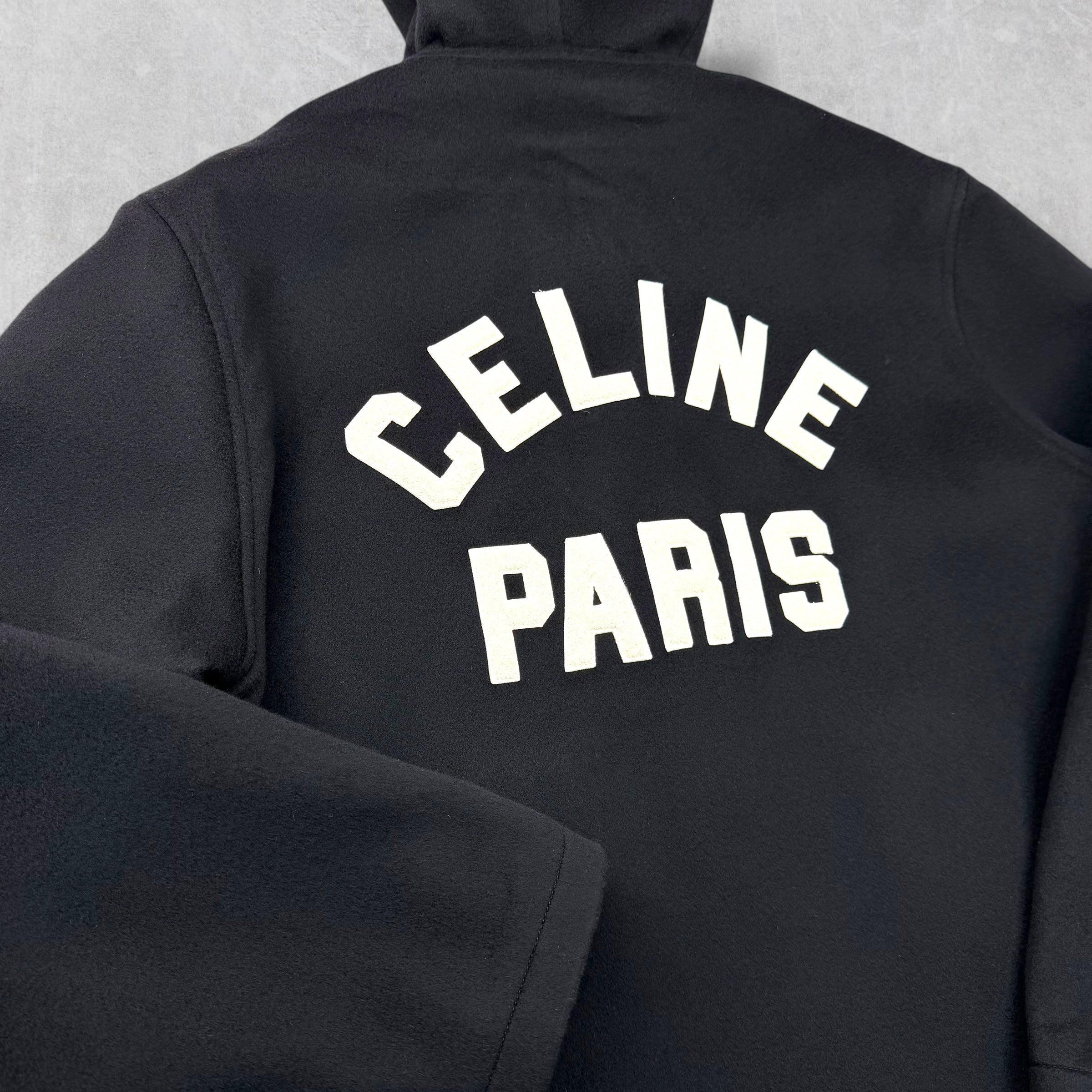 Celine College Parka In Double Face Wool 50 (L)