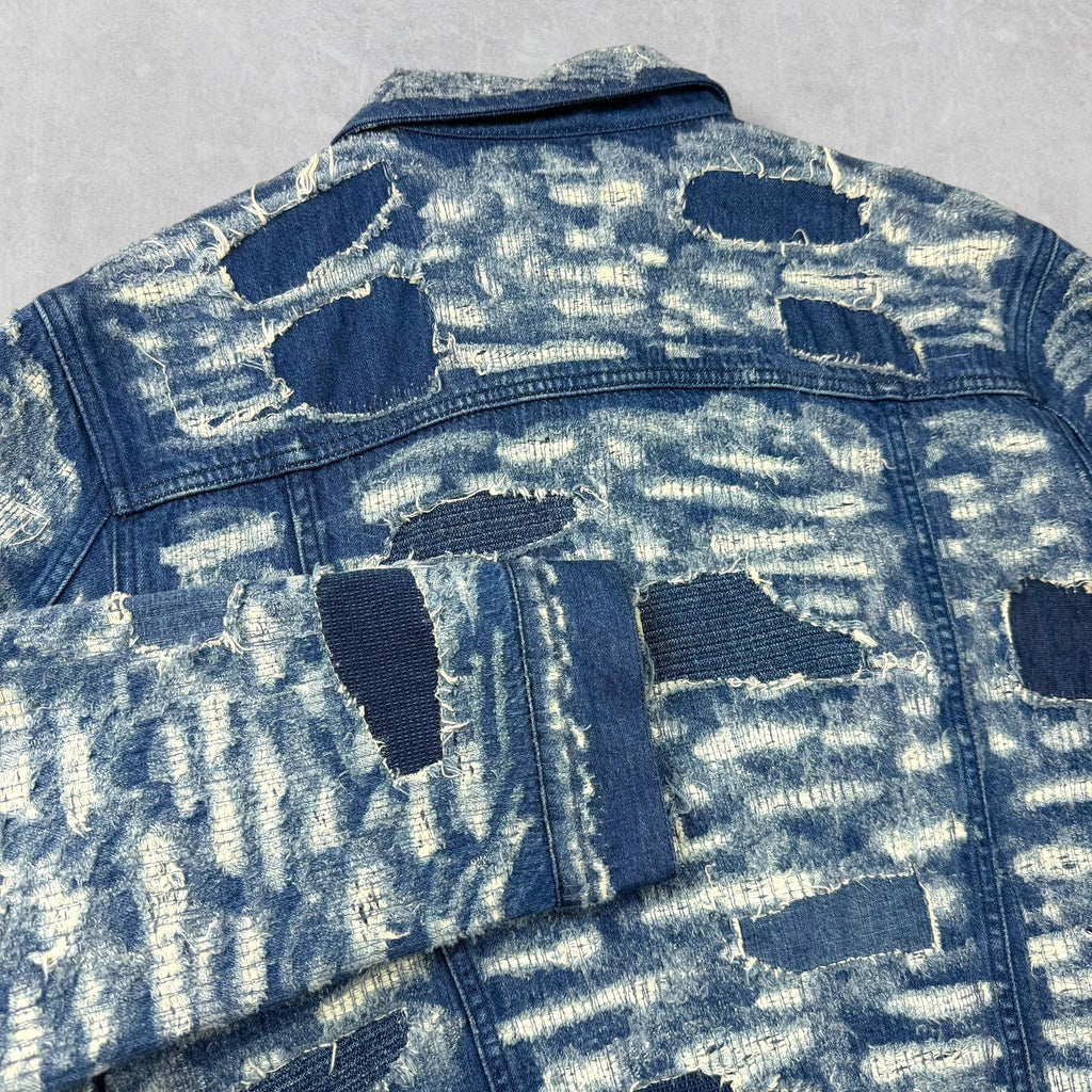 Givenchy Blue Classic 4G Rivet Denim Jacket XXL