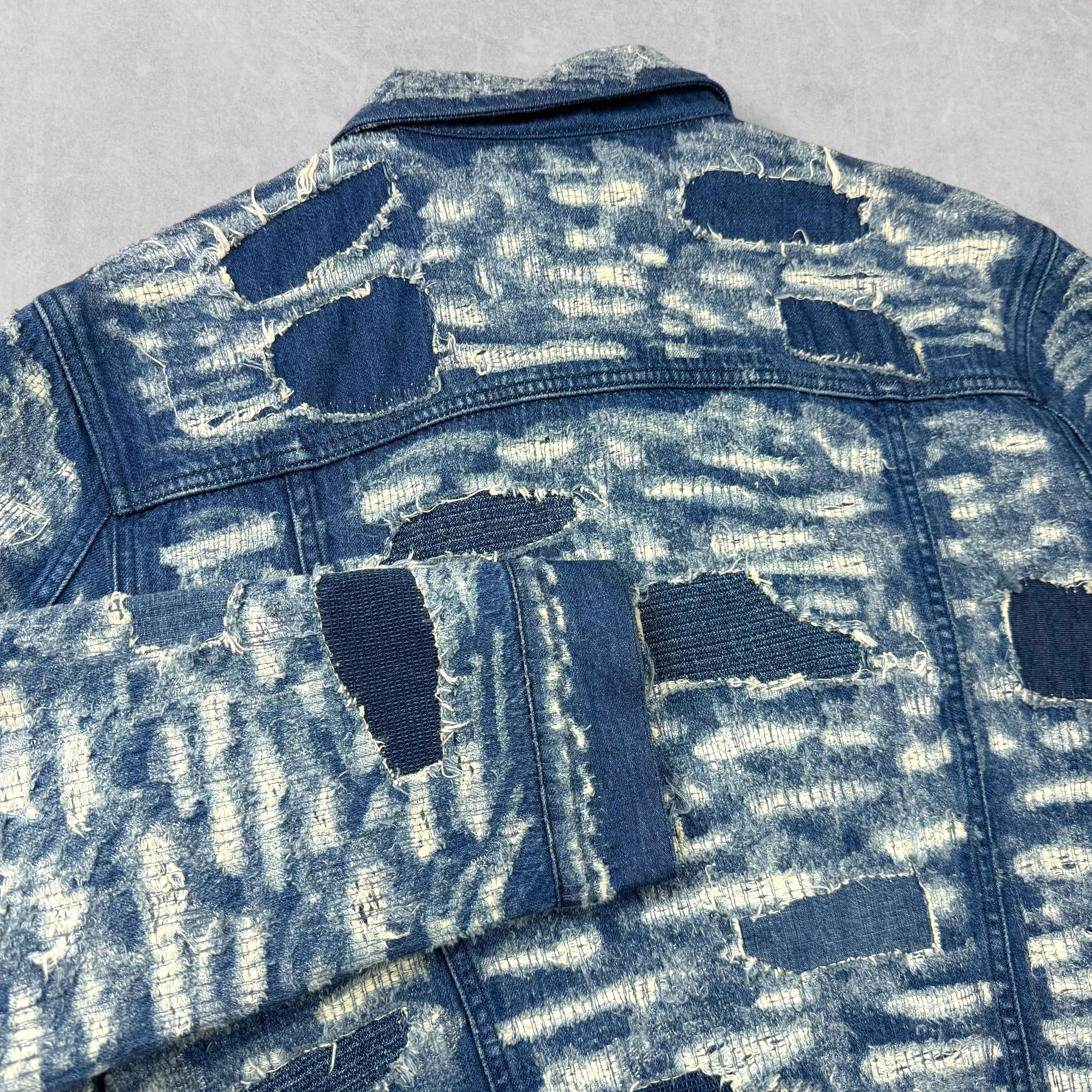 Givenchy Blue Classic 4G Rivet Denim Jacket XXL
