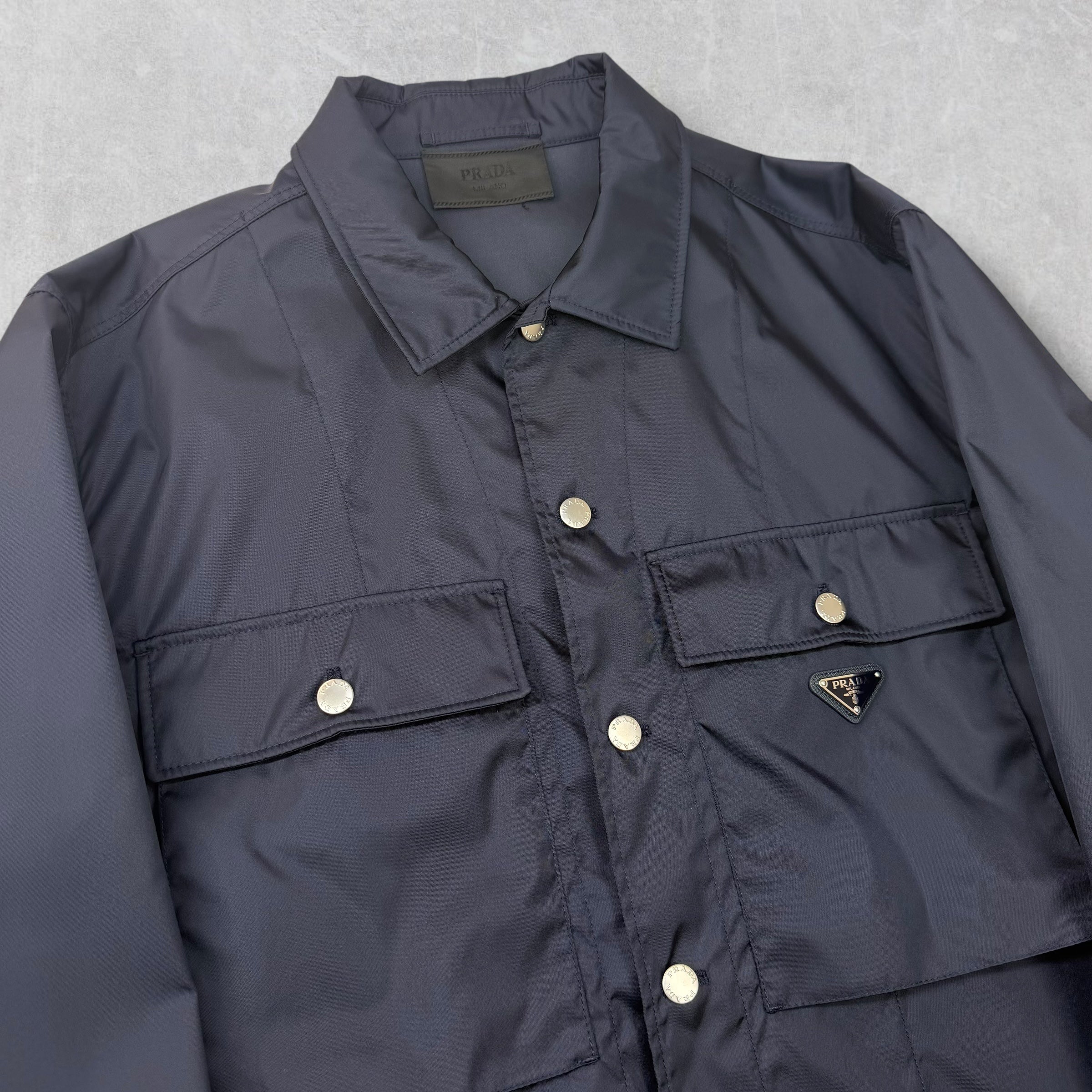 Prada Re-Nylon Blouson Navy Jacket XXXL