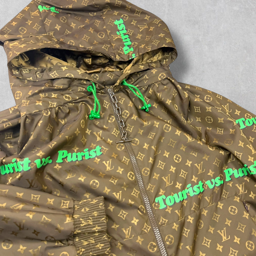 Louis Vuitton "Tourist vs. Purist" Monogram Windbreaker 52 (L)