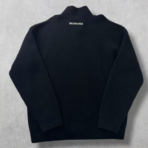 Balenciaga Quarter-zip Knit Sweater M (XXL)