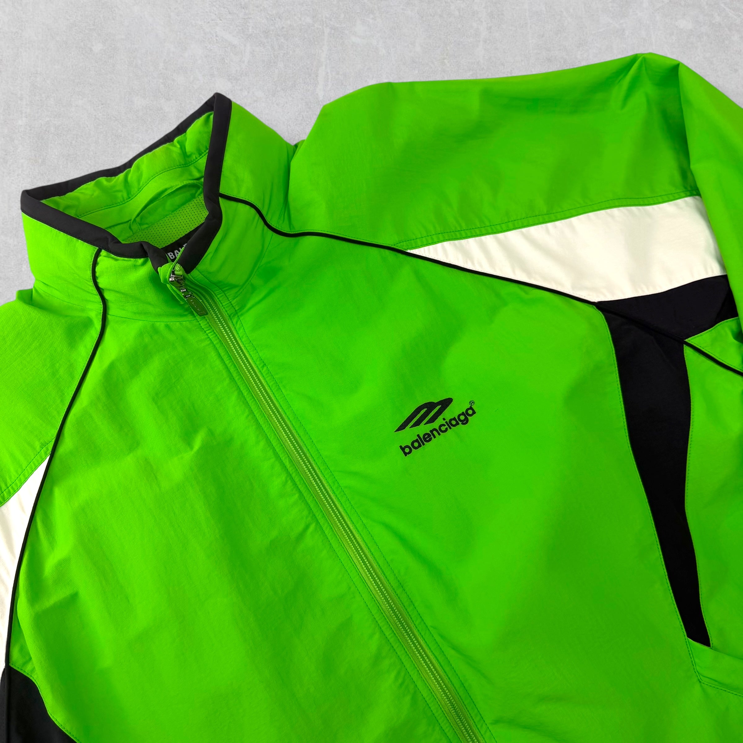 Balenciaga 3B Sports Icon Neon Tracksuit Jacket XXL (S)