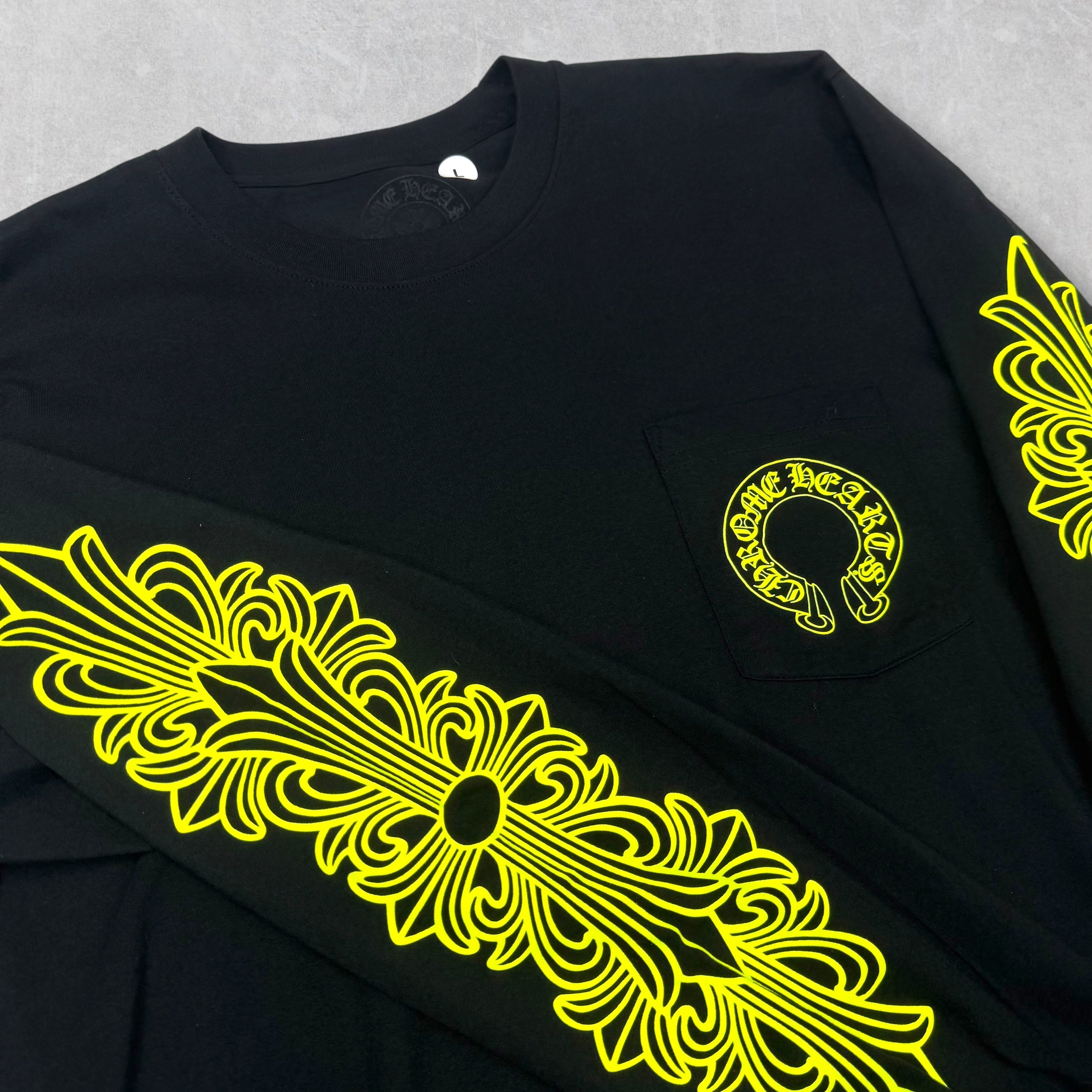 Chrome Hearts Neon Floral Long Sleeve L