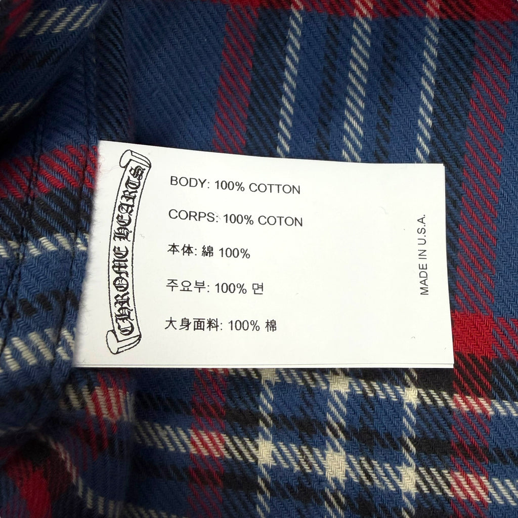 Chrome Hearts Flannel Work Dog Shirt L