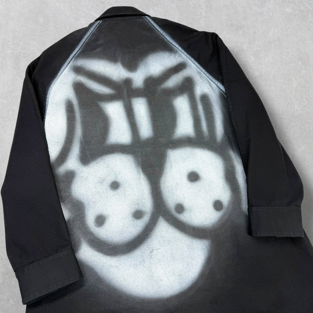 Givenchy x Chito Black Graffiti Rottweiler Overshirt XL