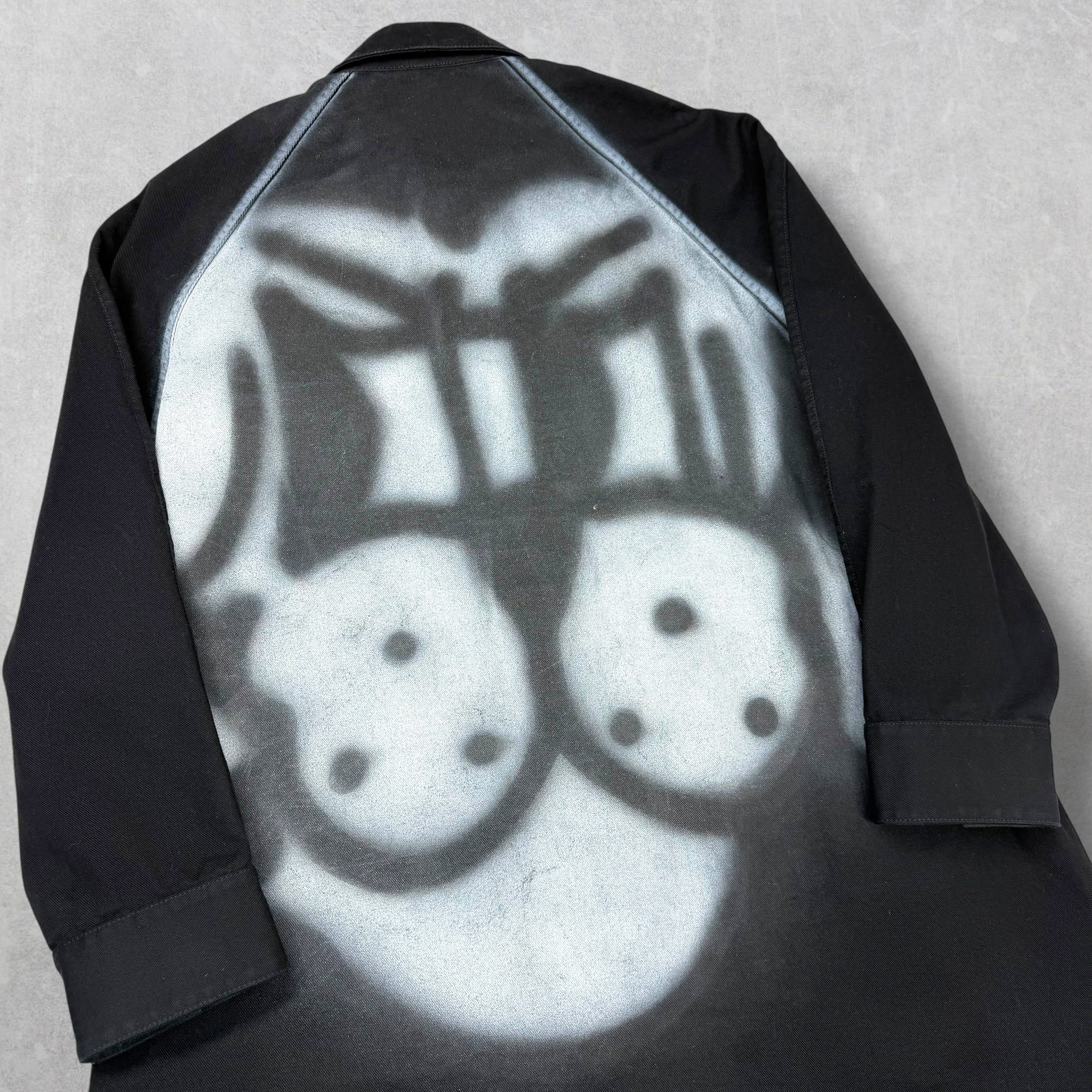 Givenchy x Chito Black Graffiti Rottweiler Overshirt XL