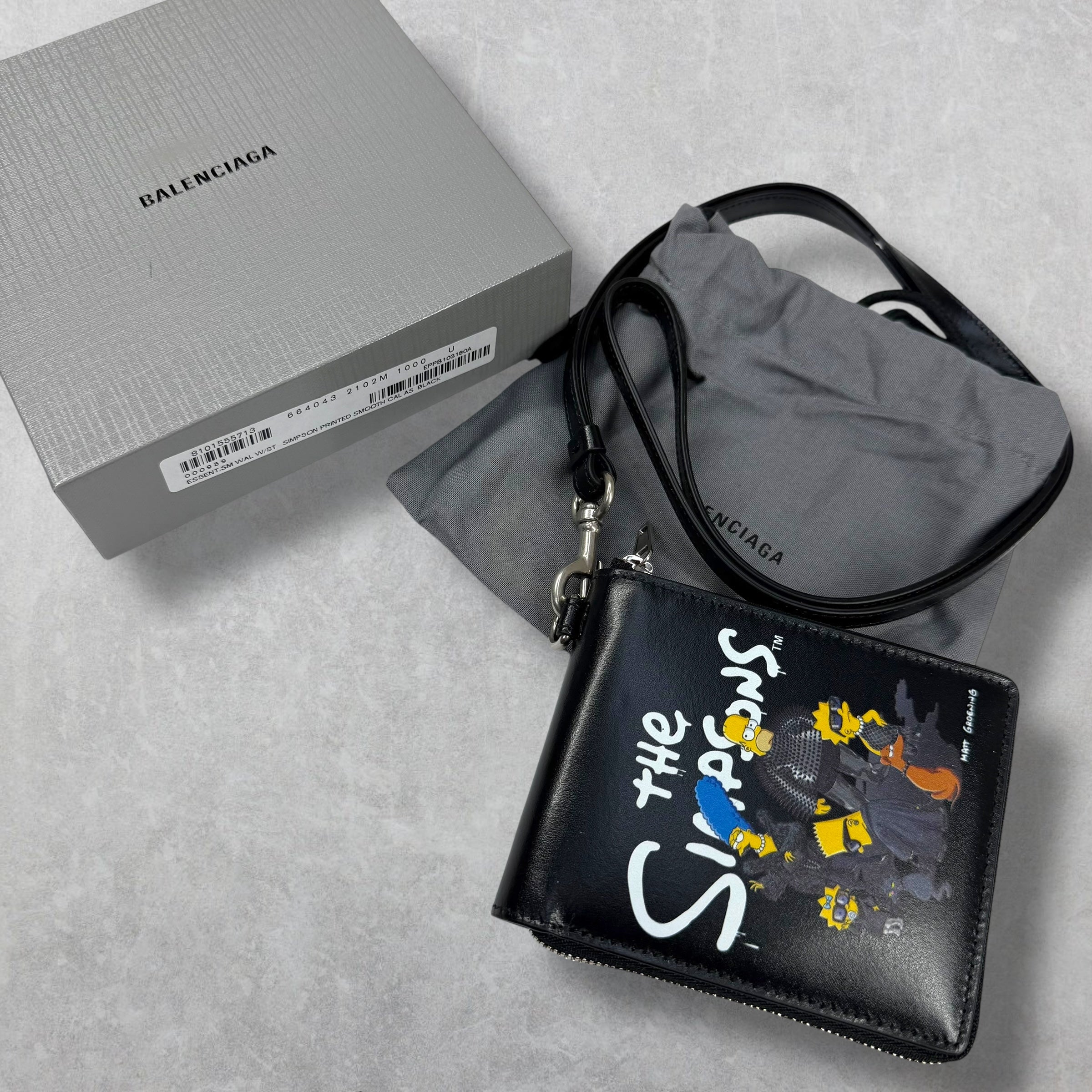Balenciaga x The Simpsons Wallet With Strap