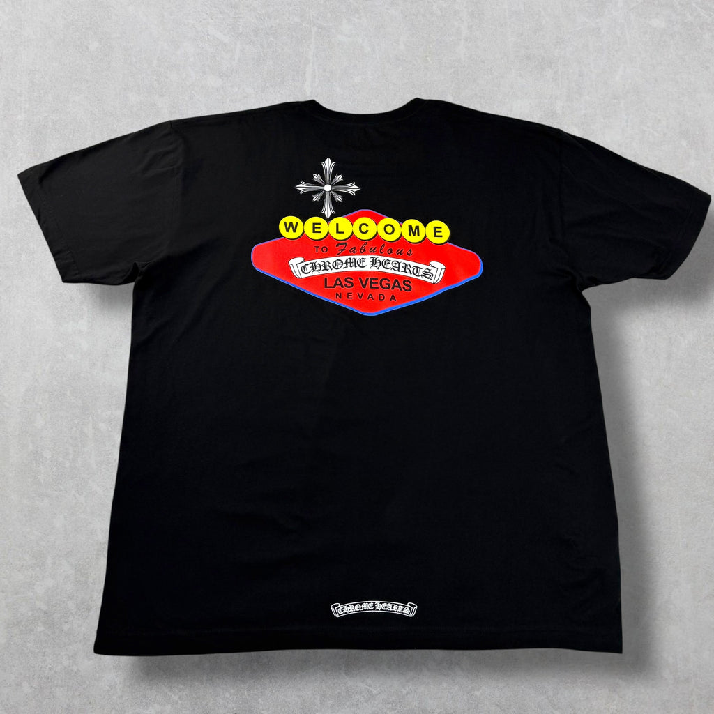 Chrome Hearts Black Welcome To Las Vegas Tee XXL