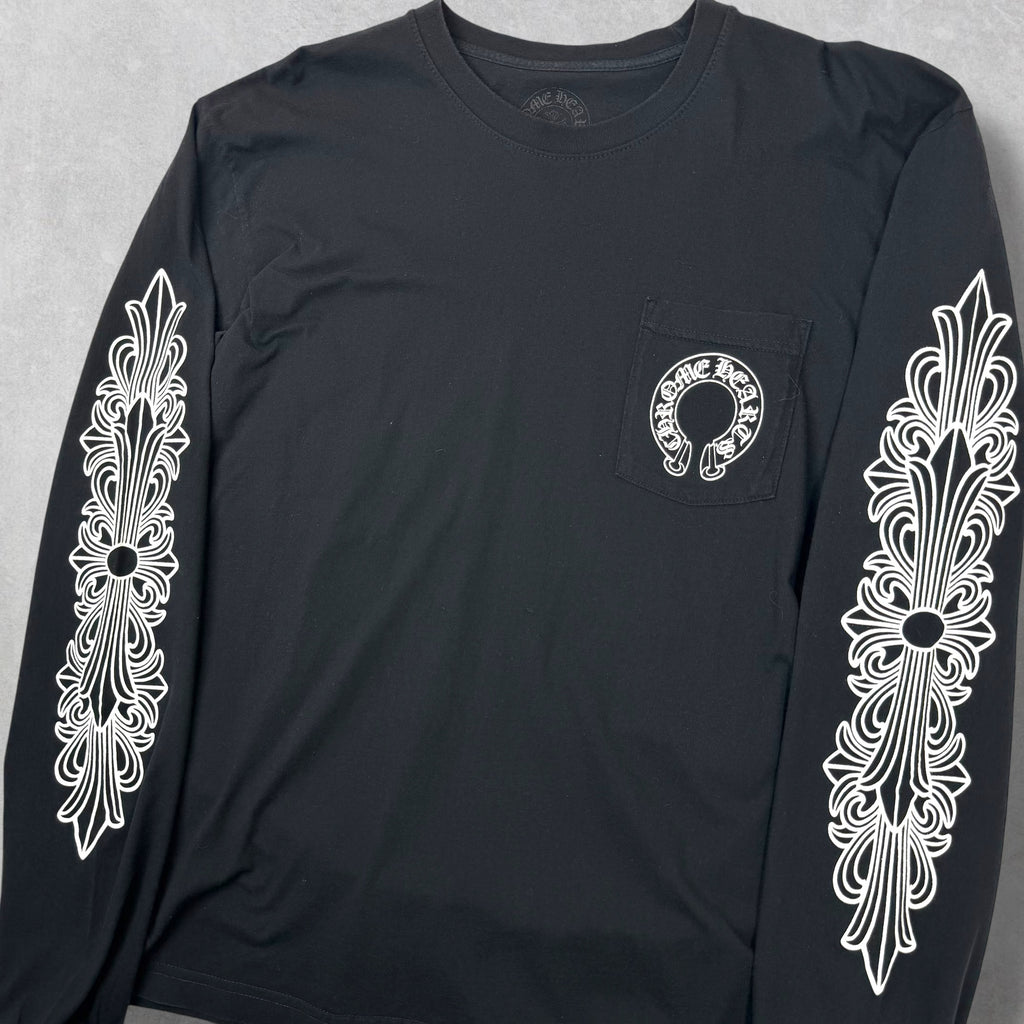 Chrome Hearts Horseshoe Floral L/S XL