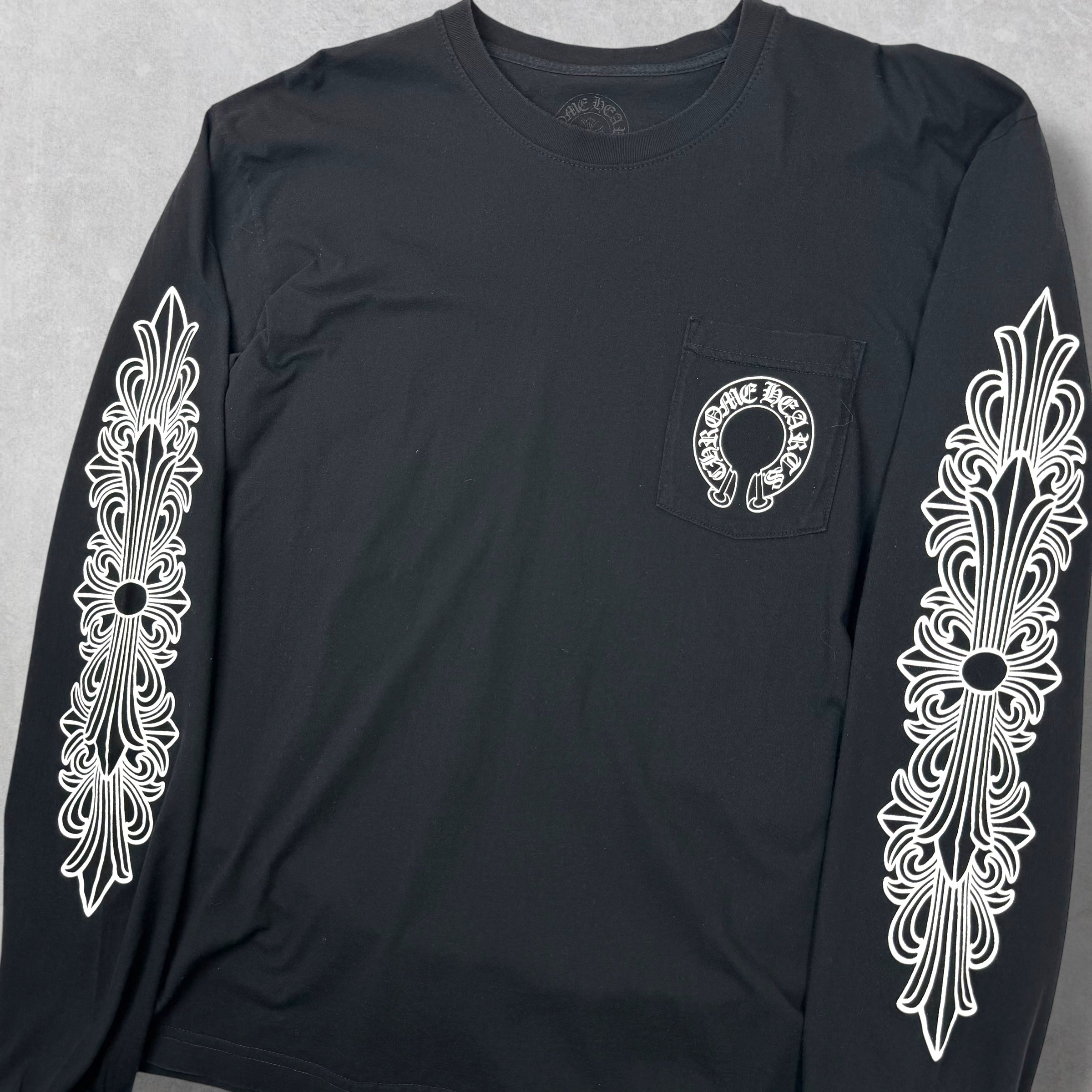 Chrome Hearts Horseshoe Floral L/S XL