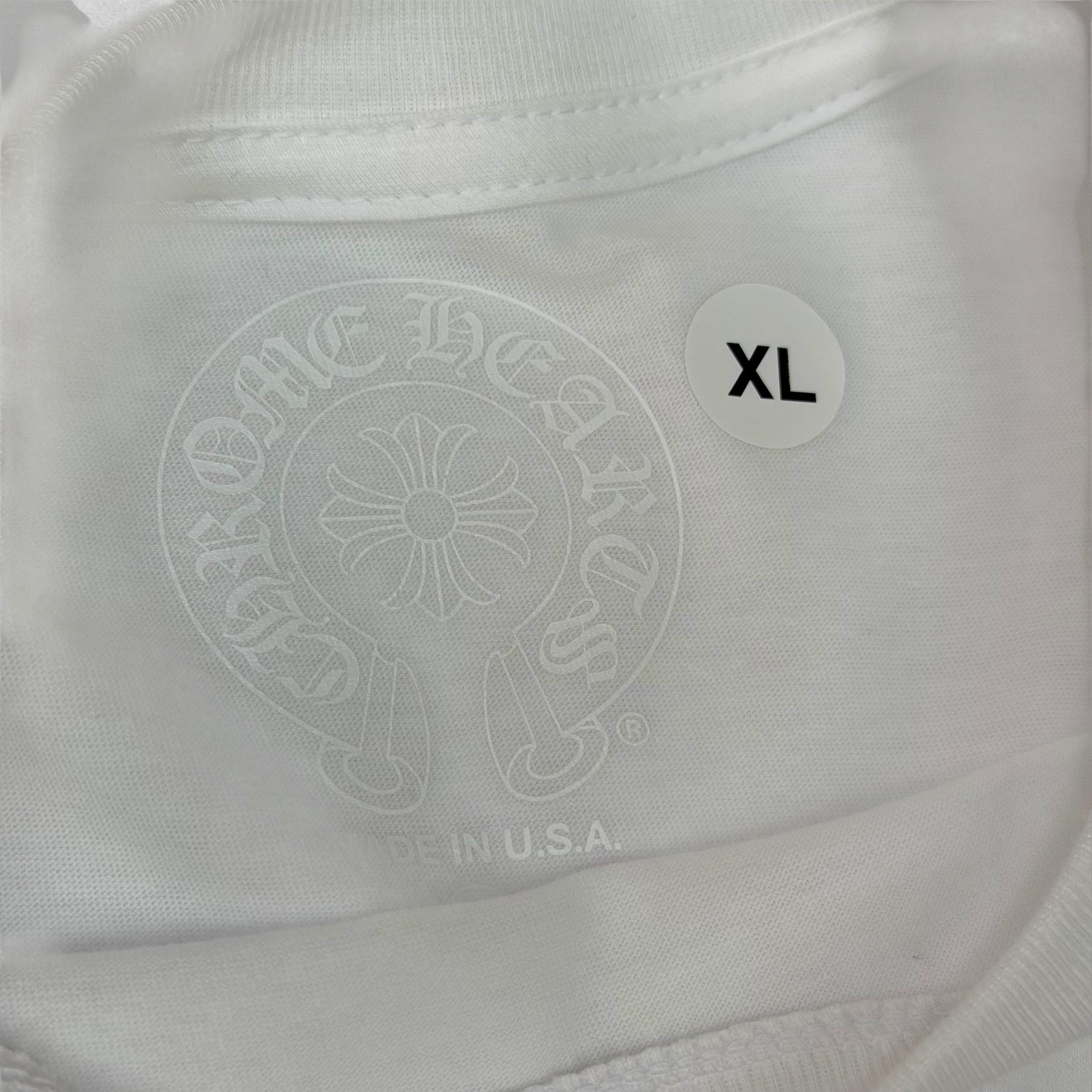 Chrome Hearts LV Exclusive Horseshoe White Tee XL