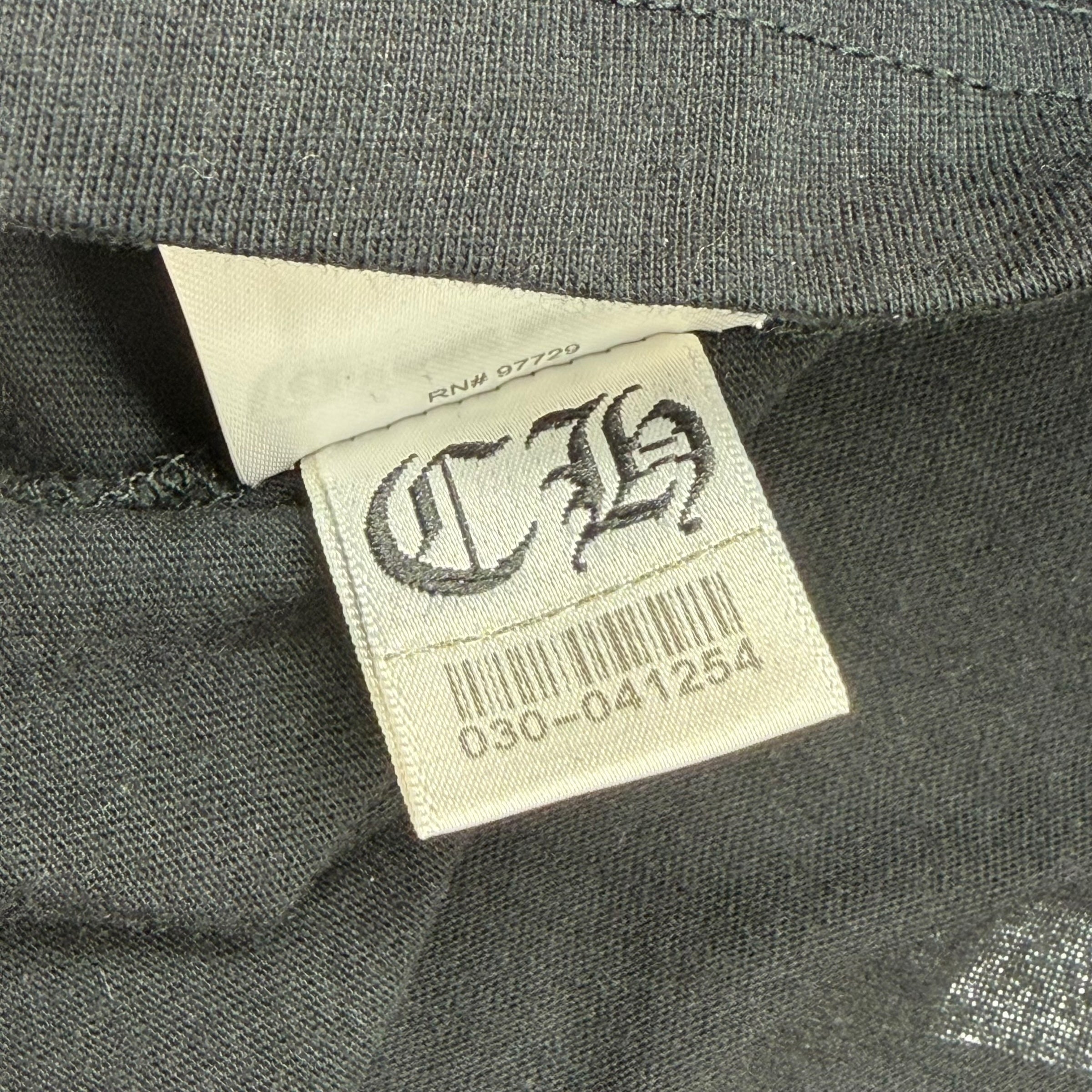 Chrome Hearts Horseshoe Plus Logo Silver Staff L/S XXL
