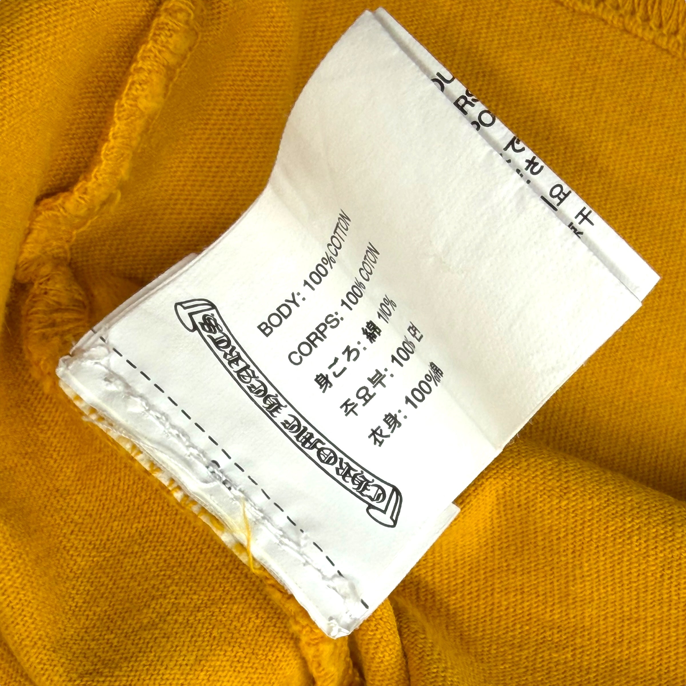 Chrome Hearts Matty Boy Call Me Yellow Tee XL