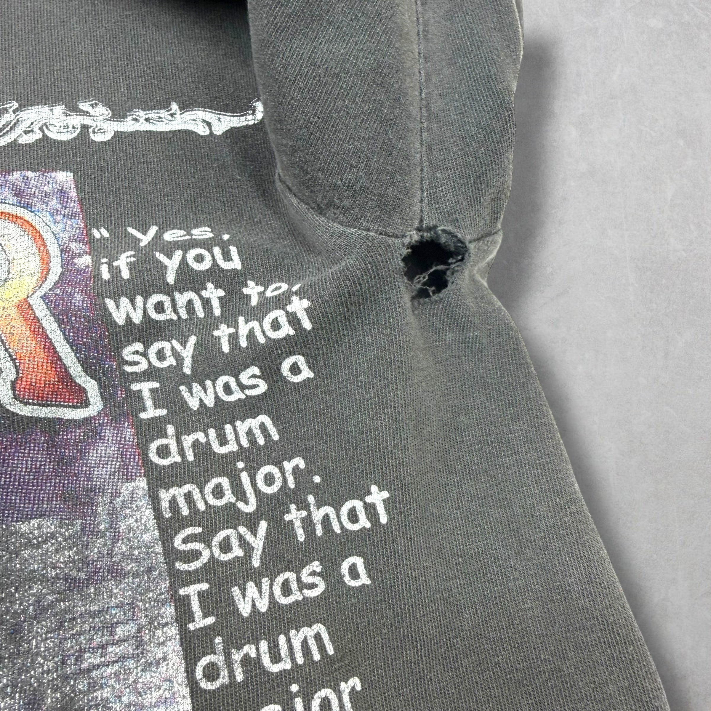 Vintage 90s Martin Luther King Jr. Rap Style Tee L