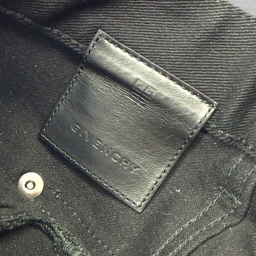 Givenchy Chito Graffiti Dog Black Jeans 34