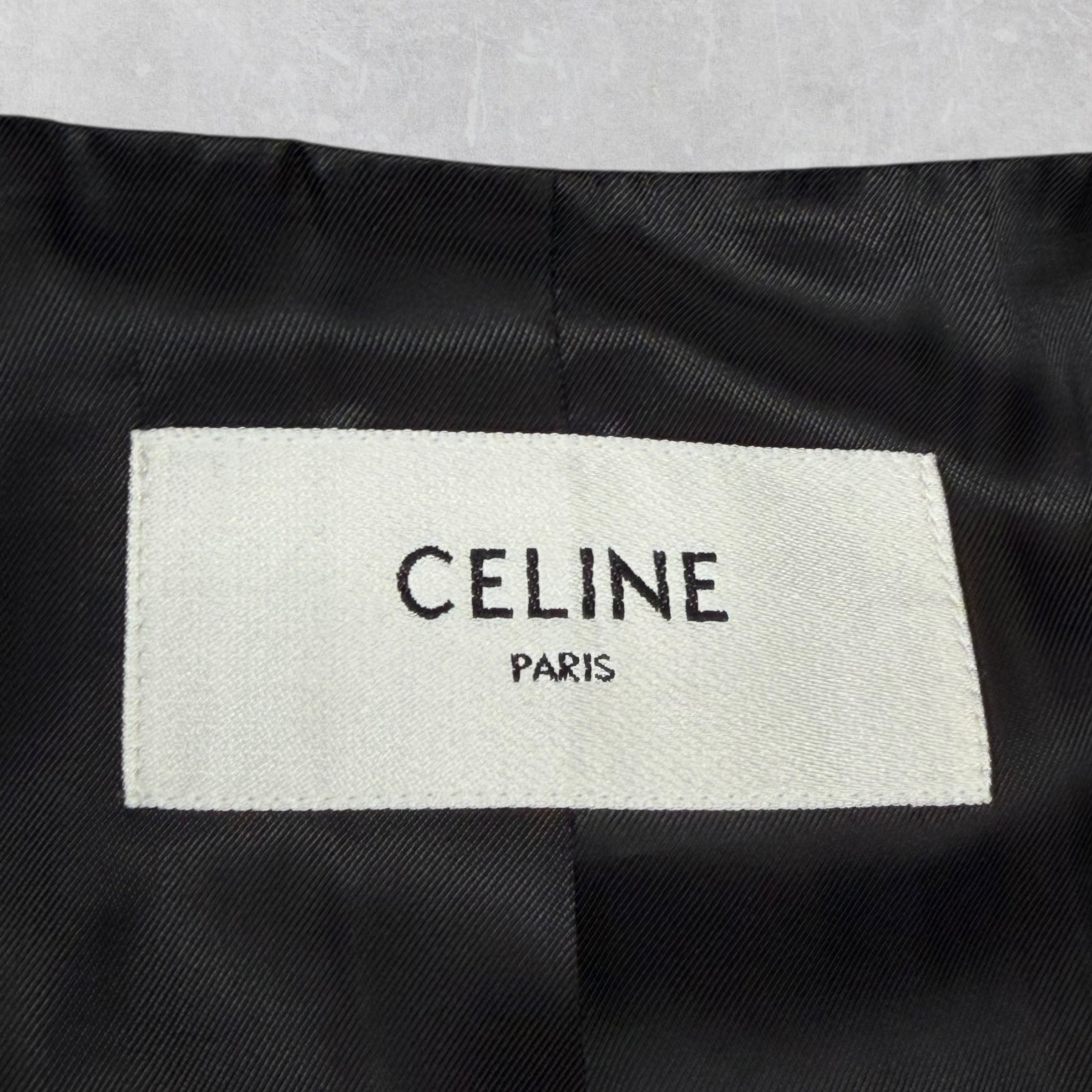 Celine College Parka In Double Face Wool 50 (L)