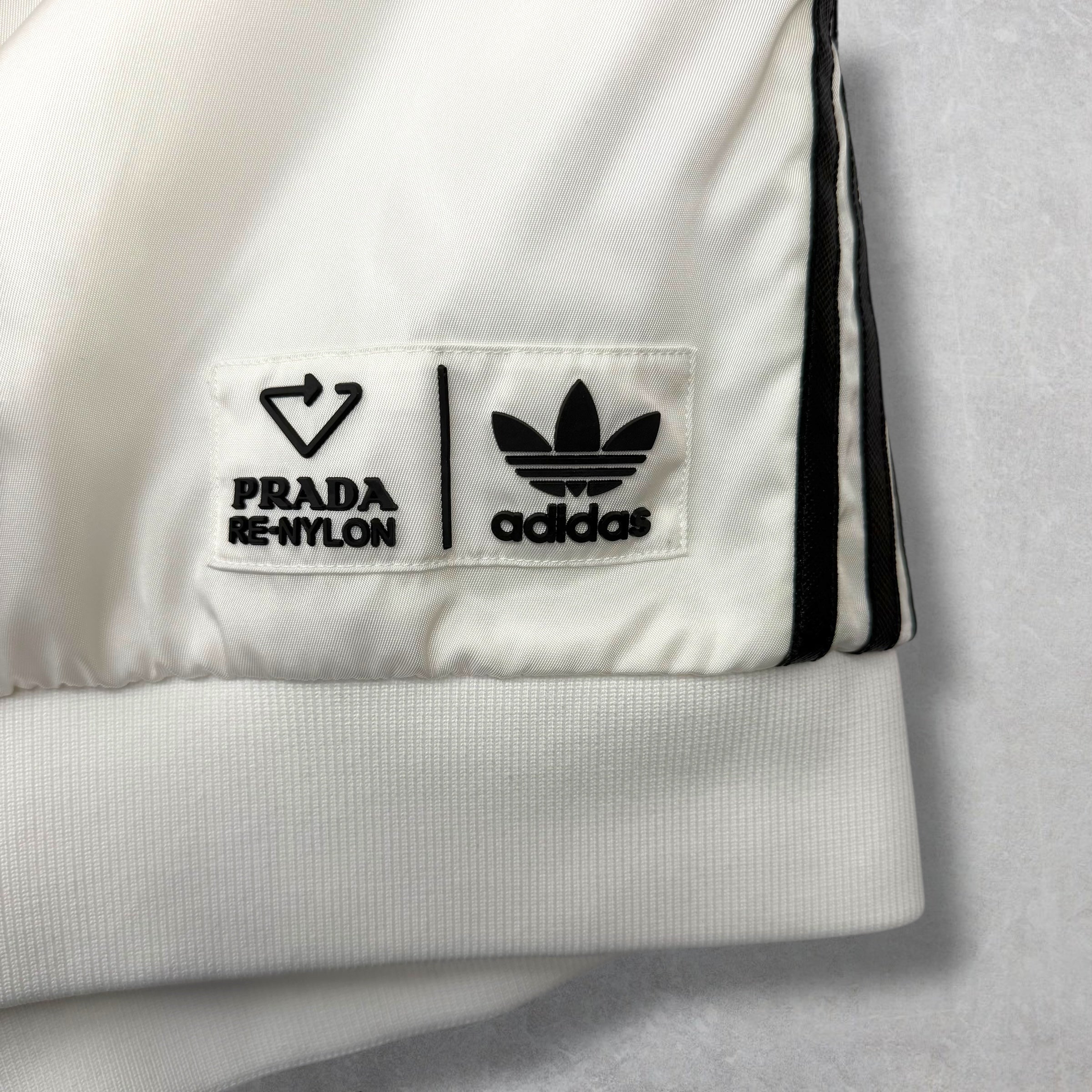 Prada Adidas Re-Nylon White Sweatshirt L