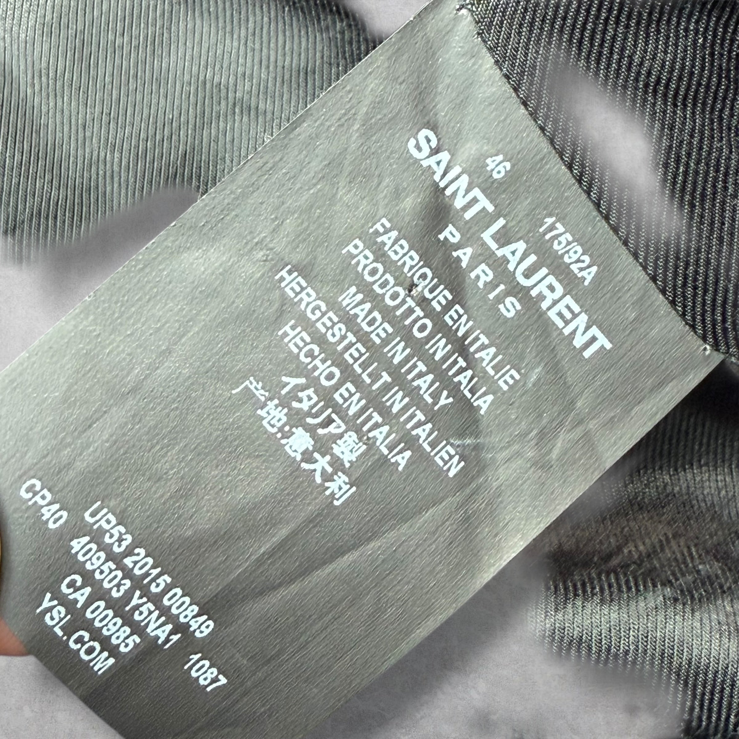 Saint Laurent Dégradé Sunset Leather Moto Jacket 46 (S)