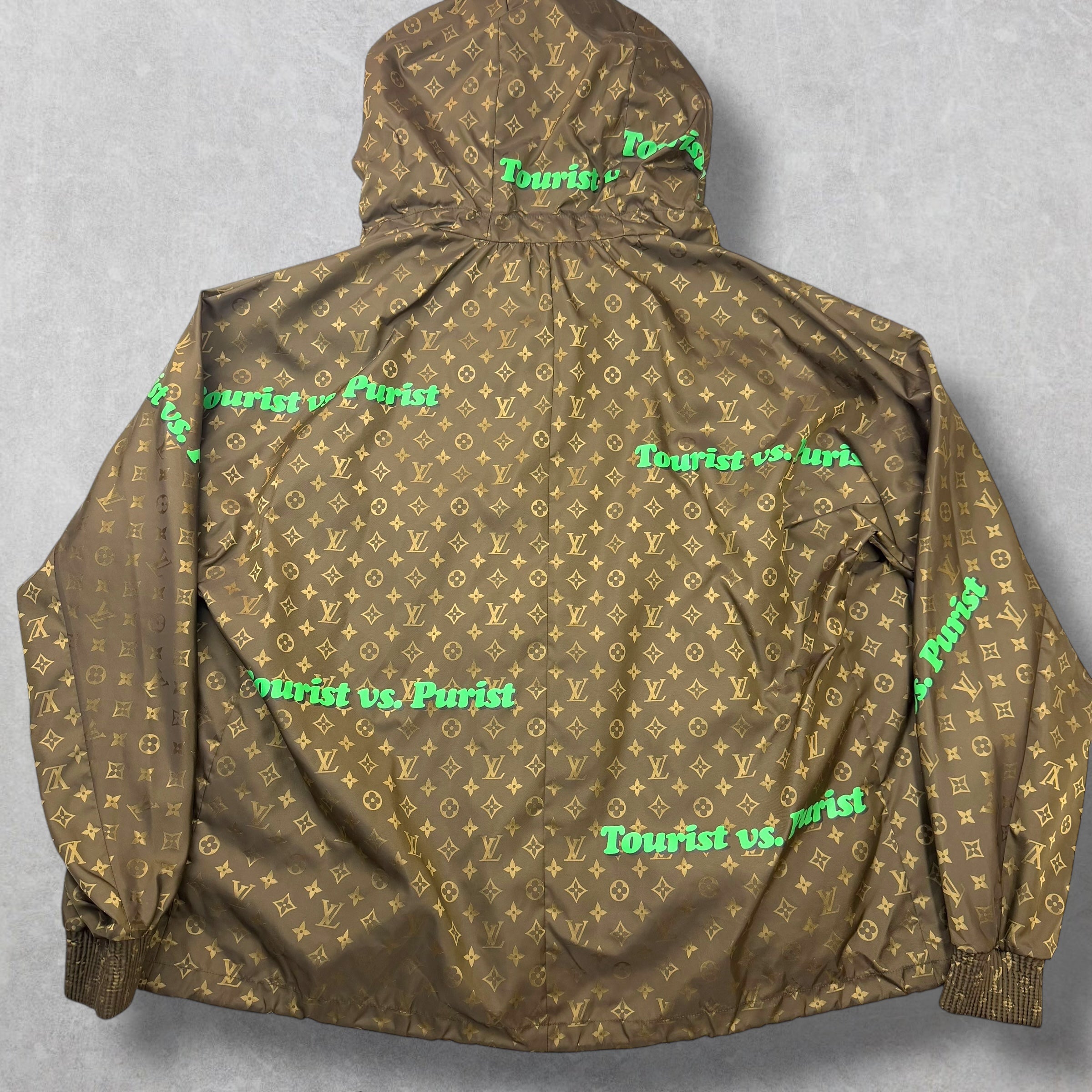 Louis Vuitton "Tourist vs. Purist" Monogram Windbreaker 52 (L)