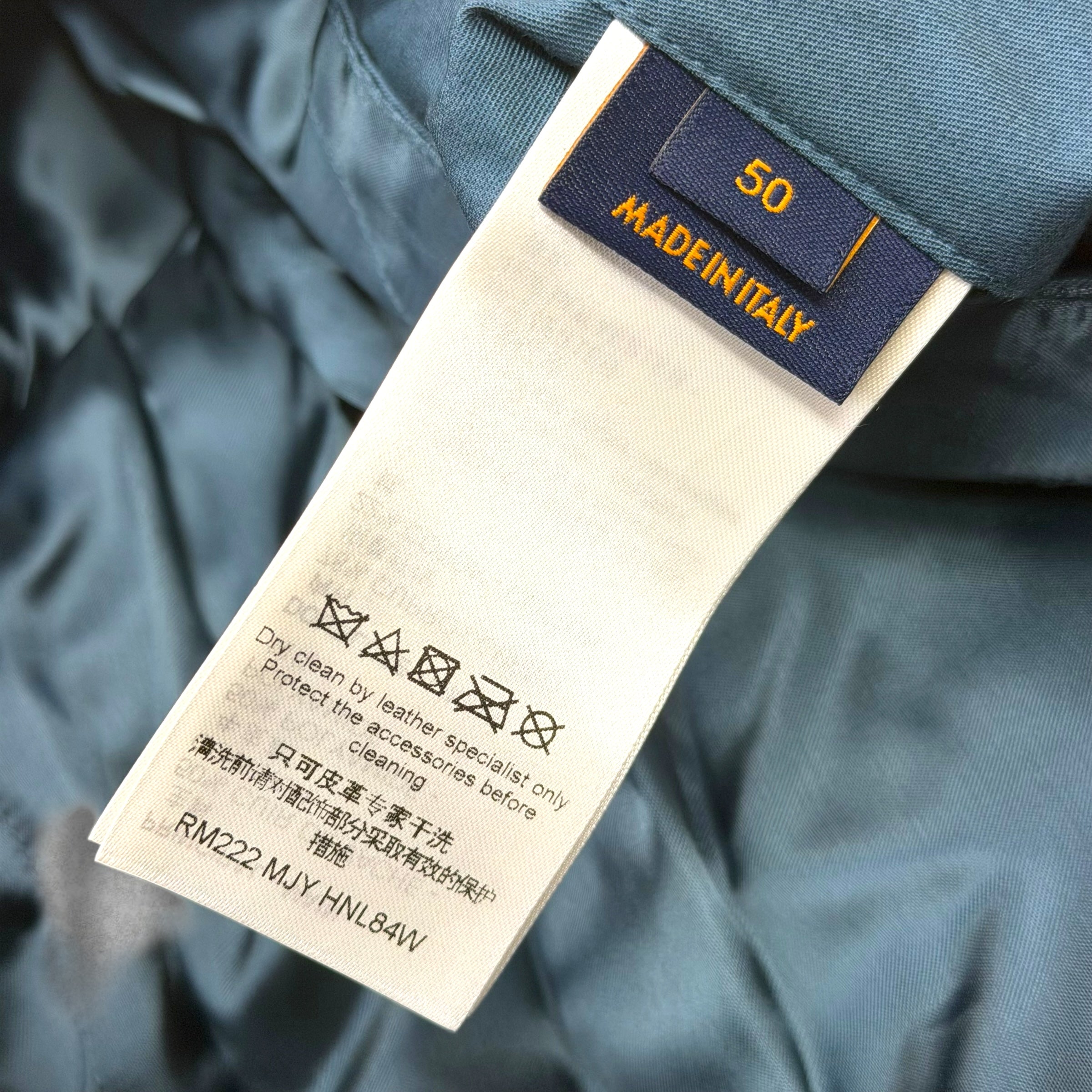 Louis Vuitton Mixed Leather Teddy Jacket 50 (L)