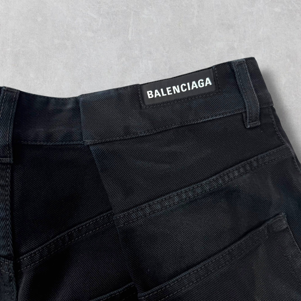 Balenciaga Double Side Black Jeans 36 (L)