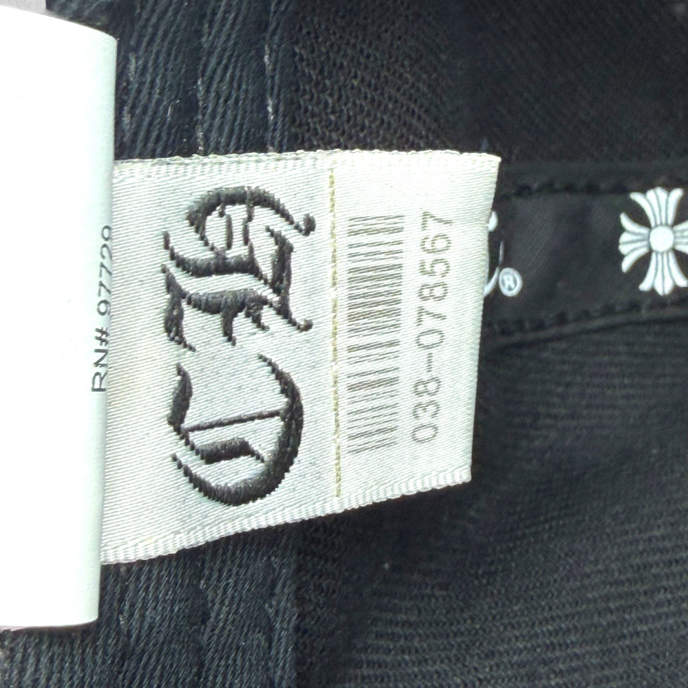 Chrome Hearts Dagger Denim Baseball Hat