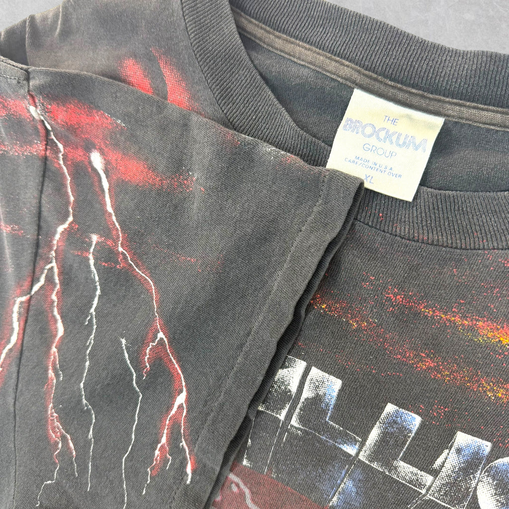 Vintage 1991 Metallica Album Collage All Over Print Tee XL (M)