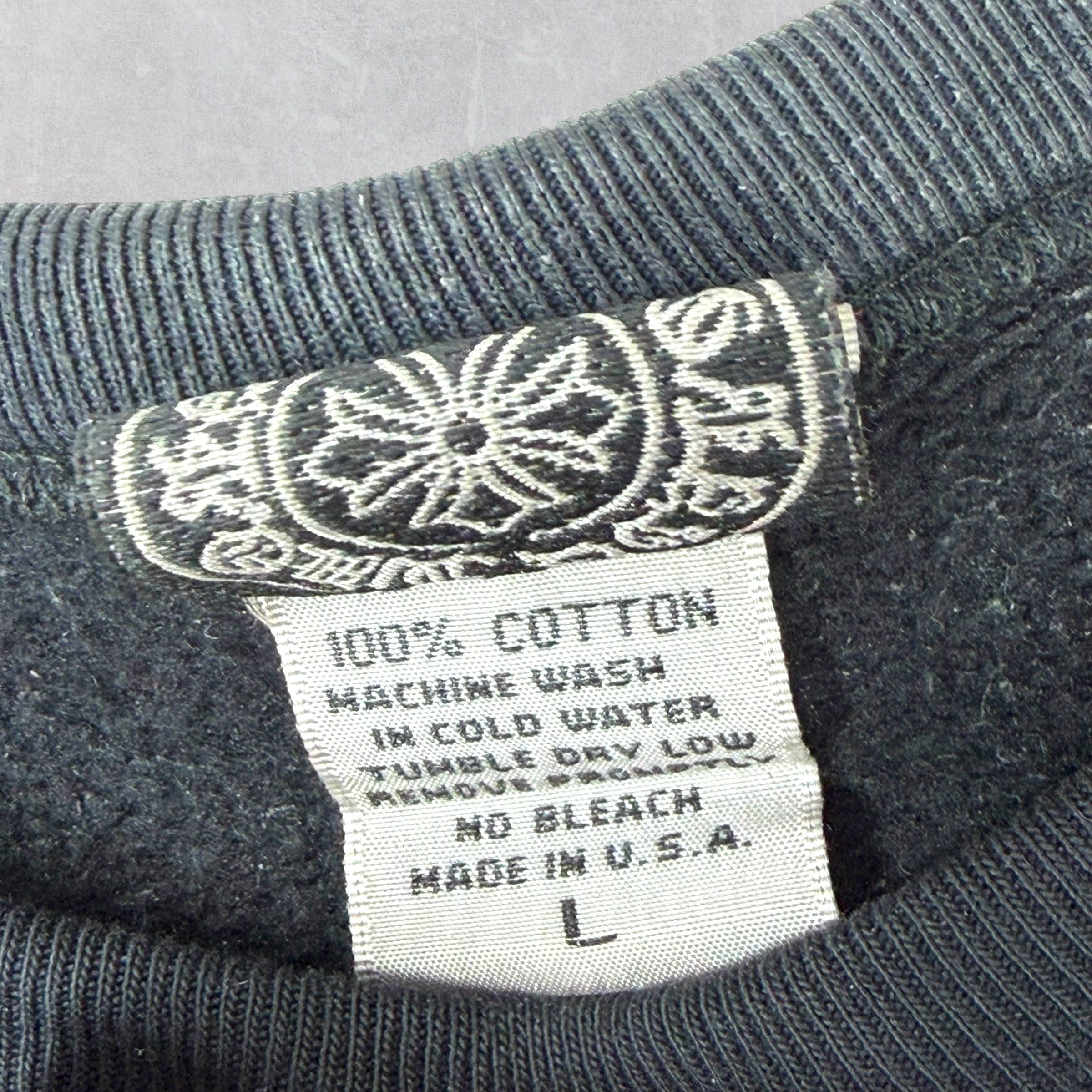 Vintage Chrome Hearts Floral Vine Dagger Crewneck L