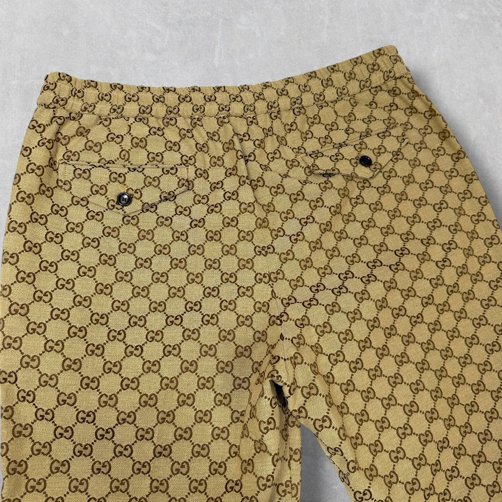 Gucci GG Supreme Cotton-Blend Pants 52 (L)