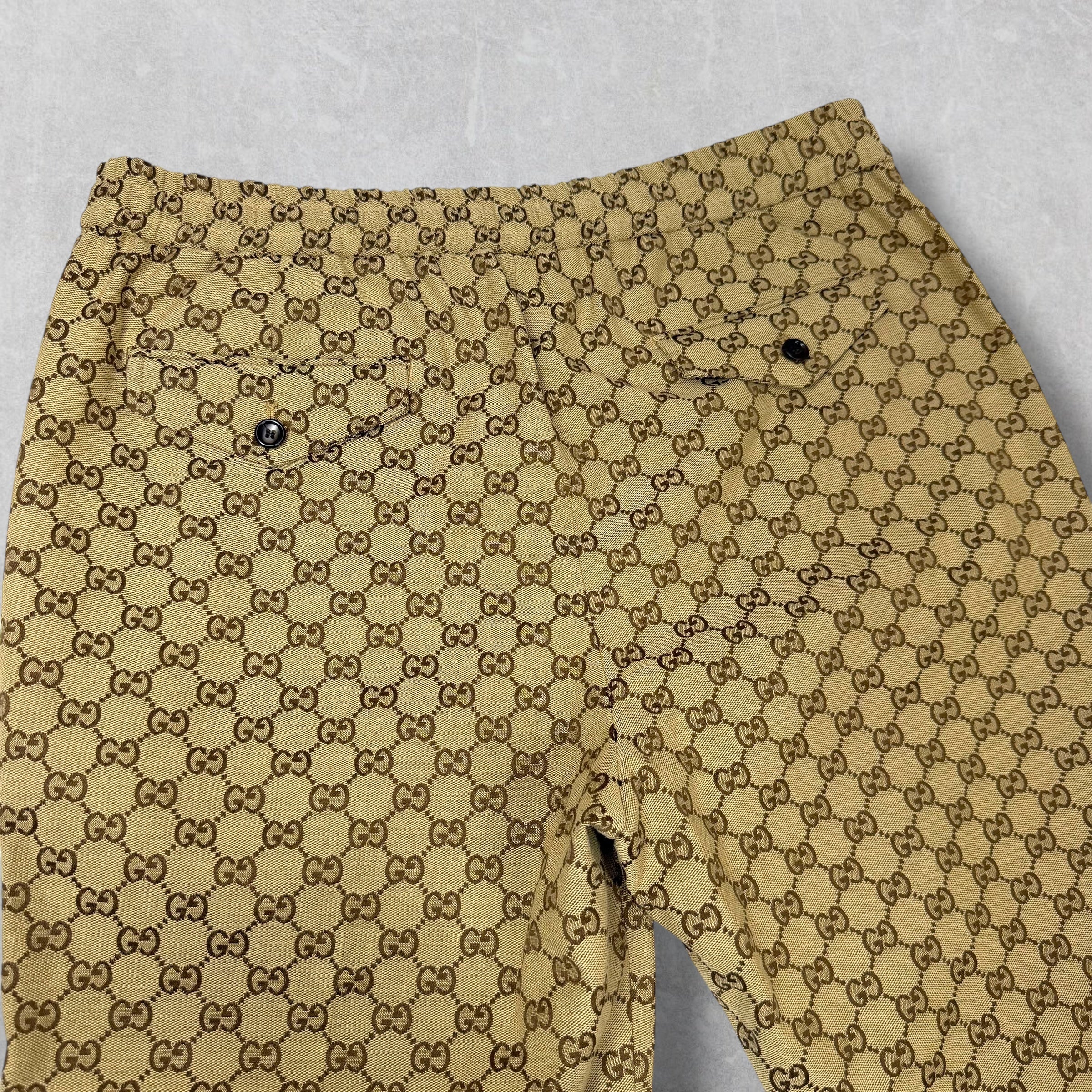 Gucci GG Supreme Cotton-Blend Pants 52 (L)
