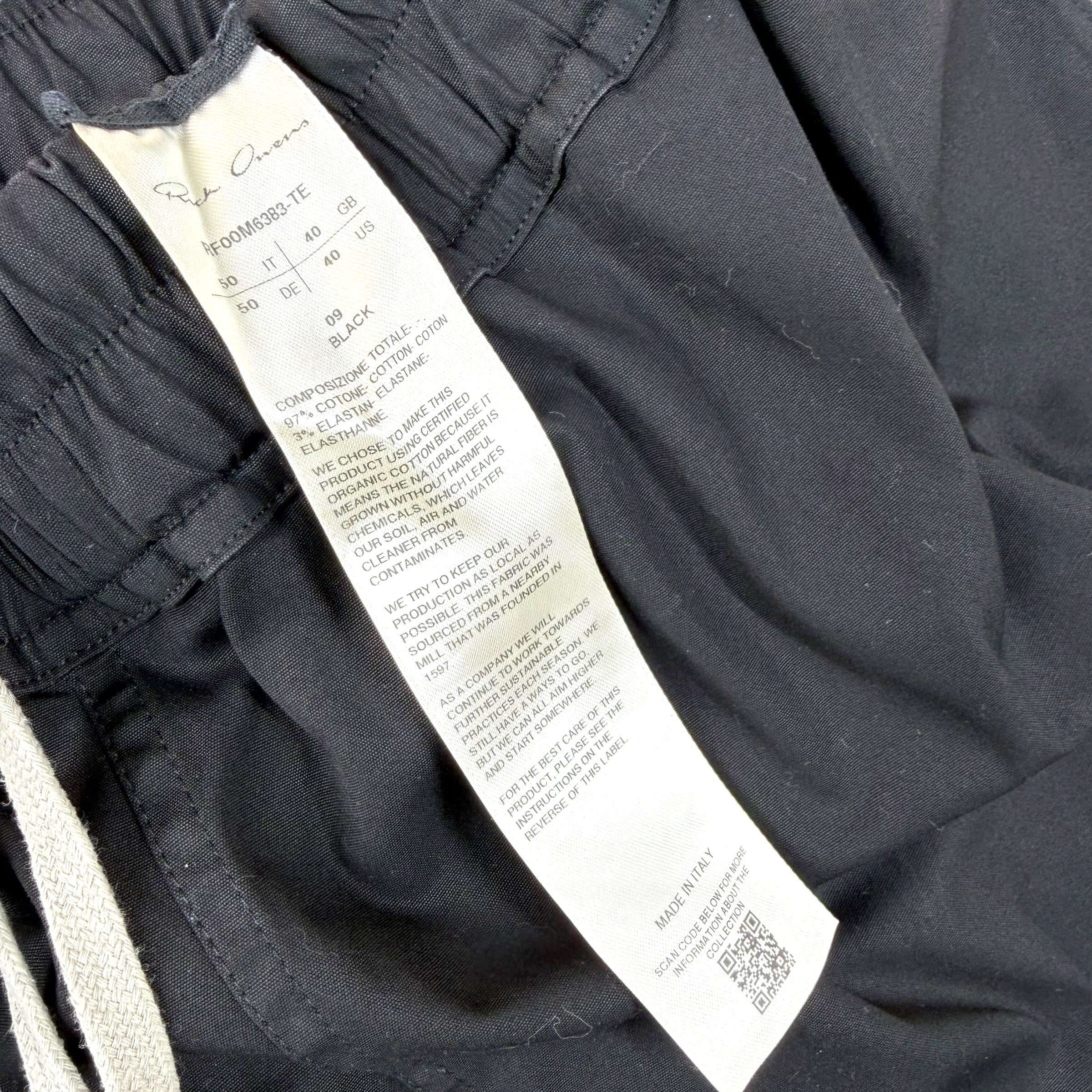Rick Owens Forever Basket Swinger Shorts 50 (M)