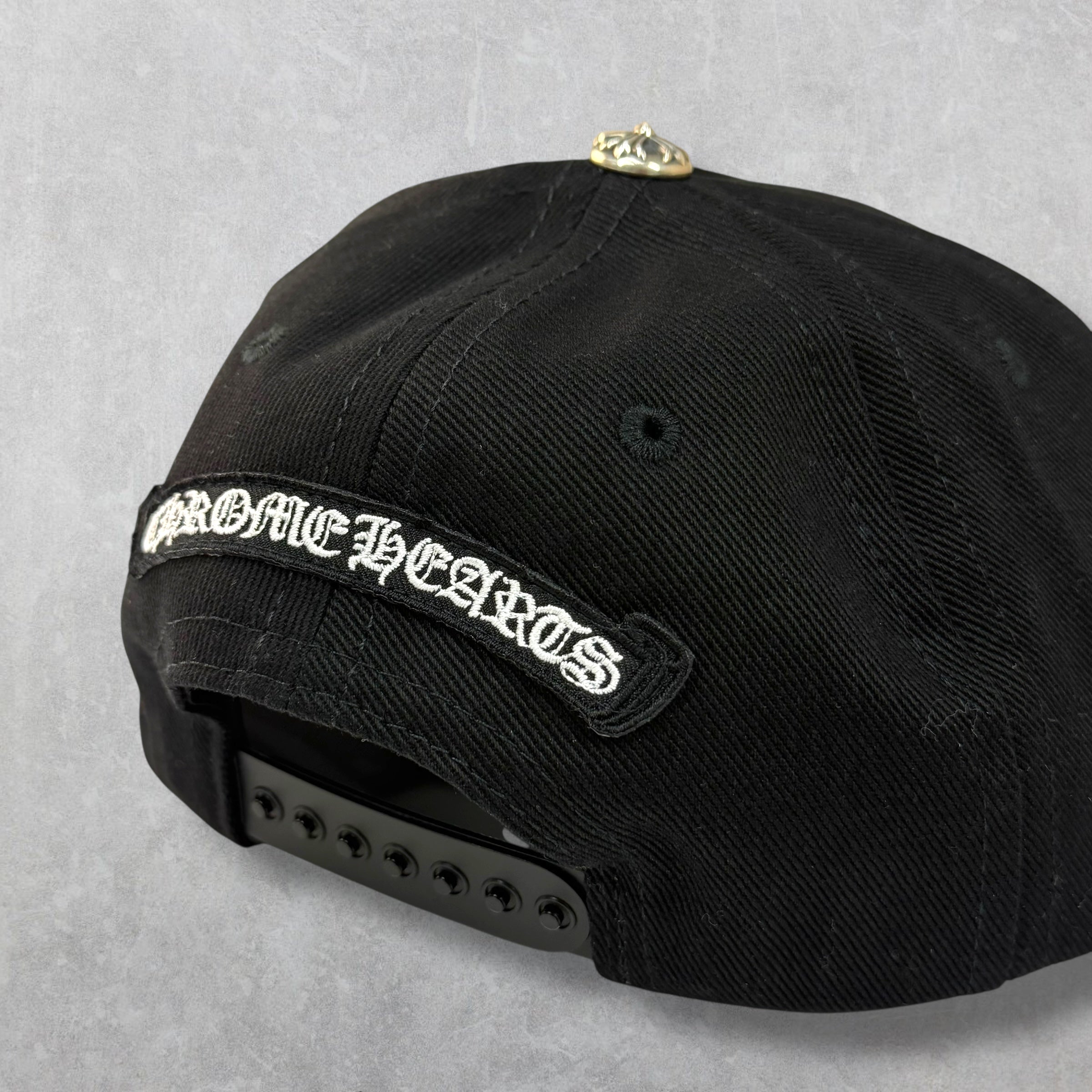 Chrome Hearts Denim Embroidered Scroll Hat