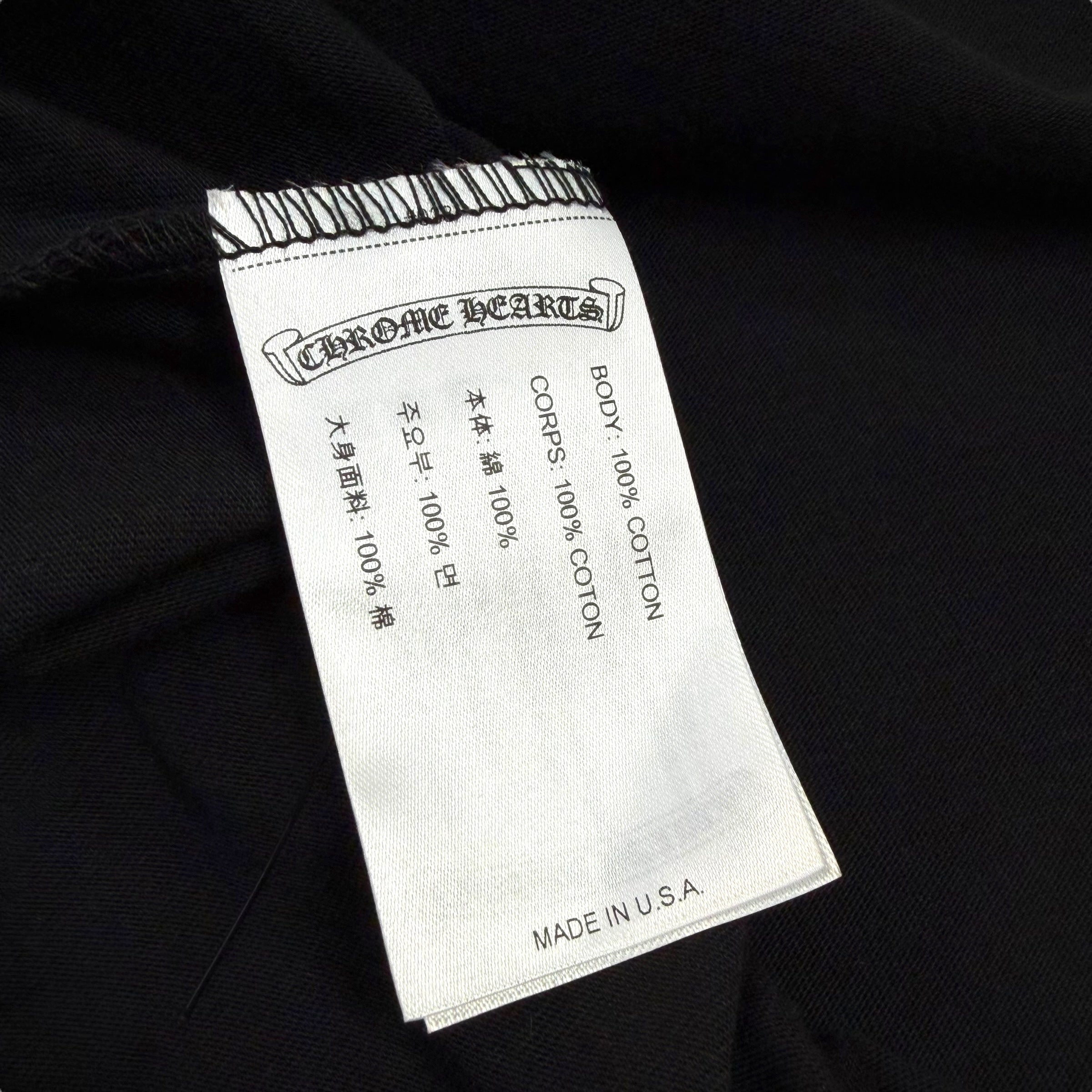 Chrome Hearts Black Welcome To Las Vegas Tee XXL