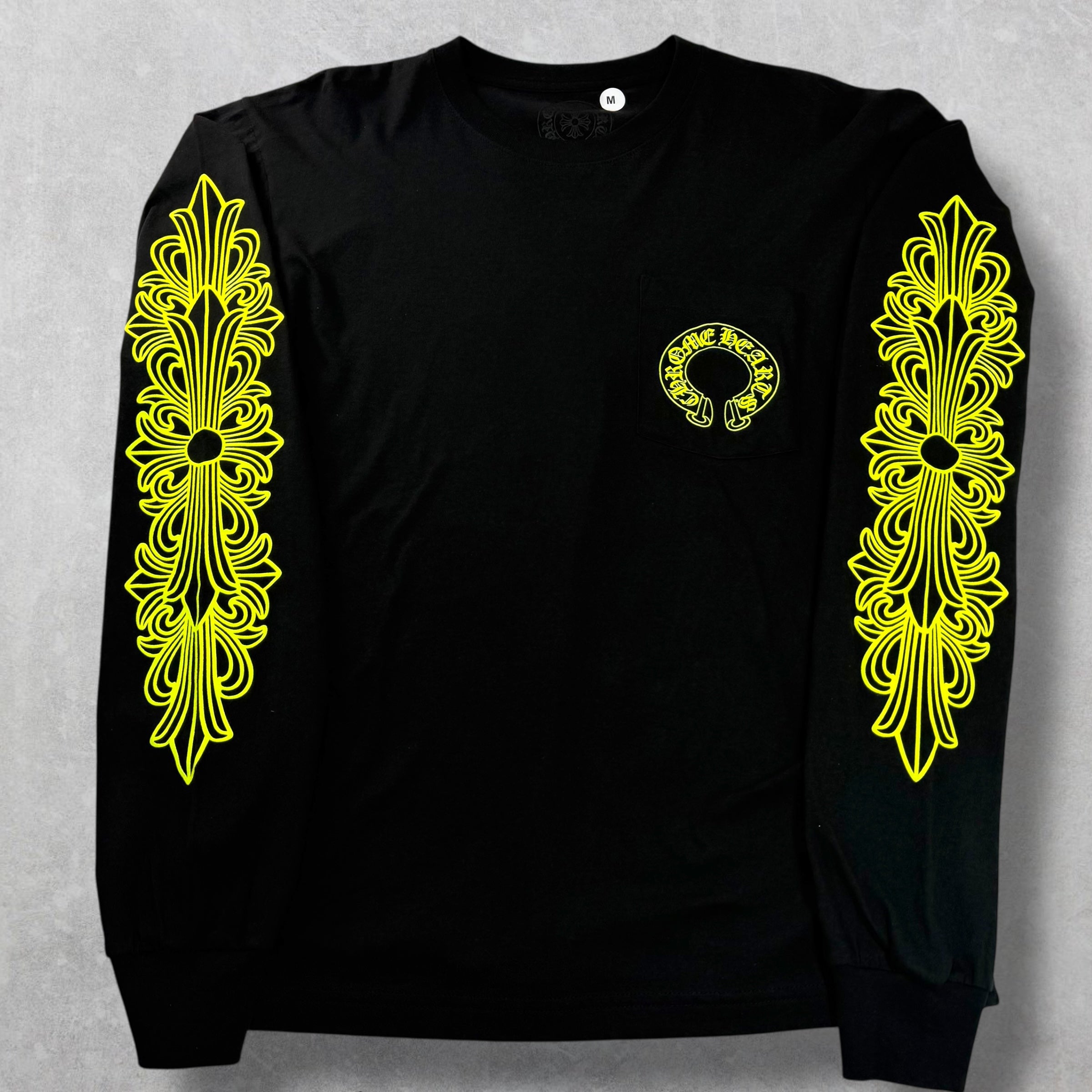 Chrome Hearts Neon Floral Long Sleeve M
