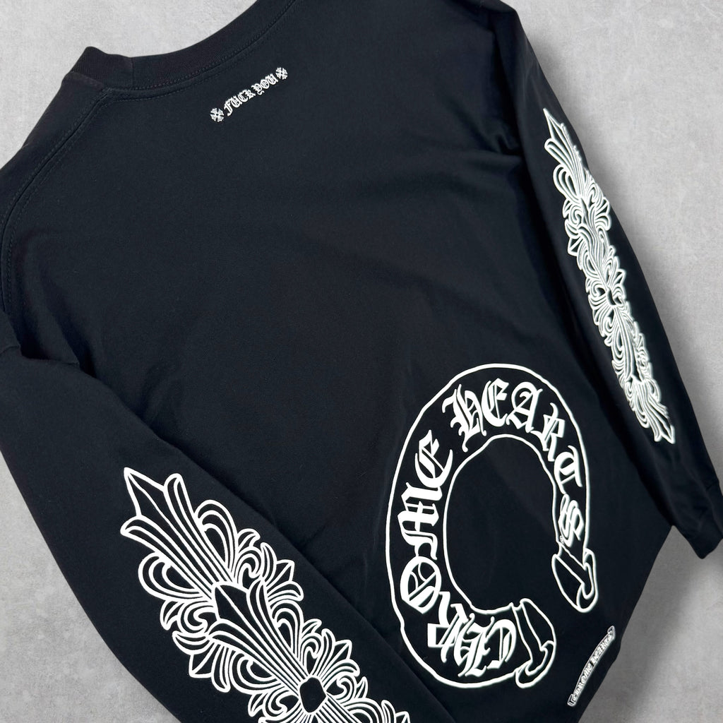 Chrome Hearts Horseshoe Floral L/S XL
