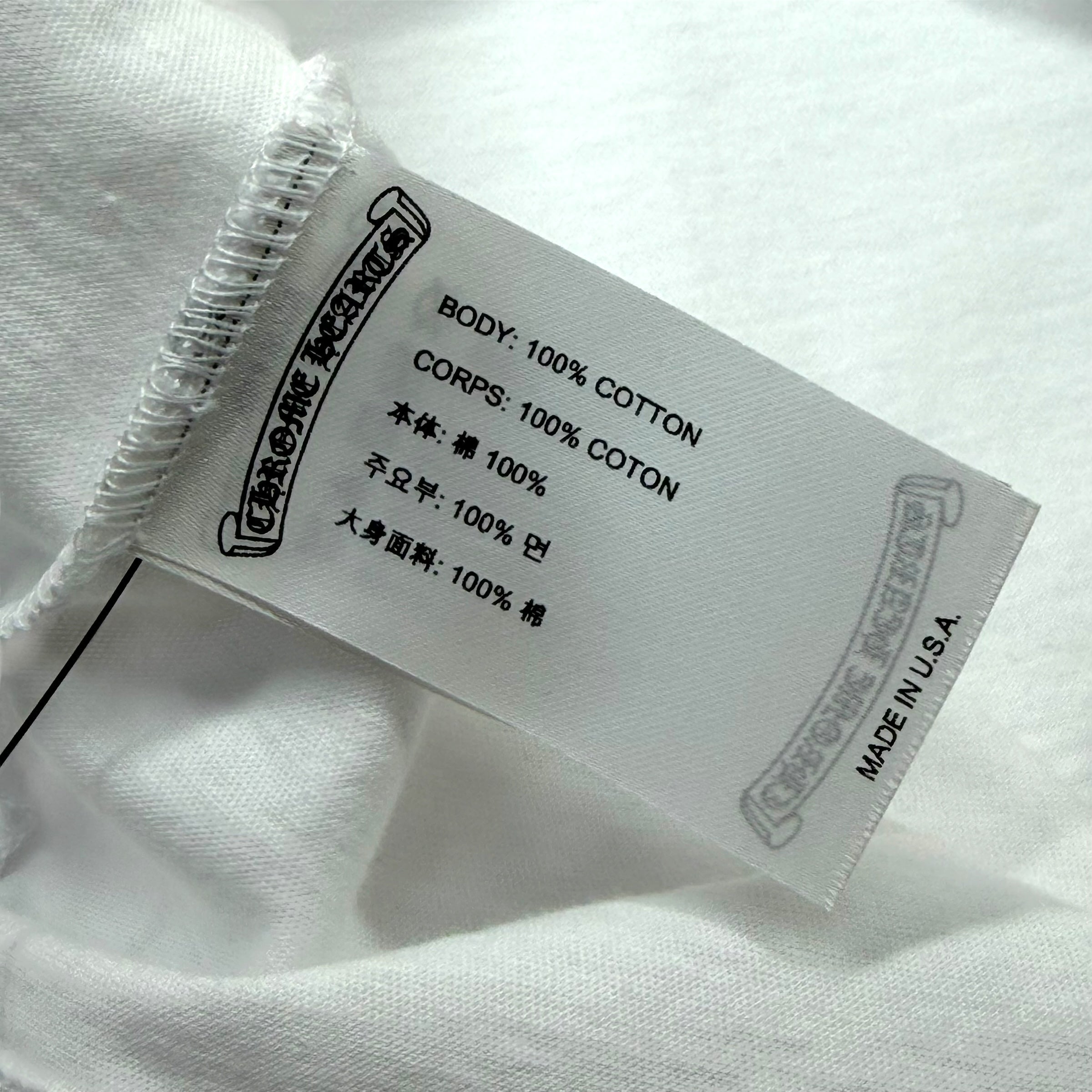 Chrome Hearts LV Exclusive Horseshoe White Tee XL