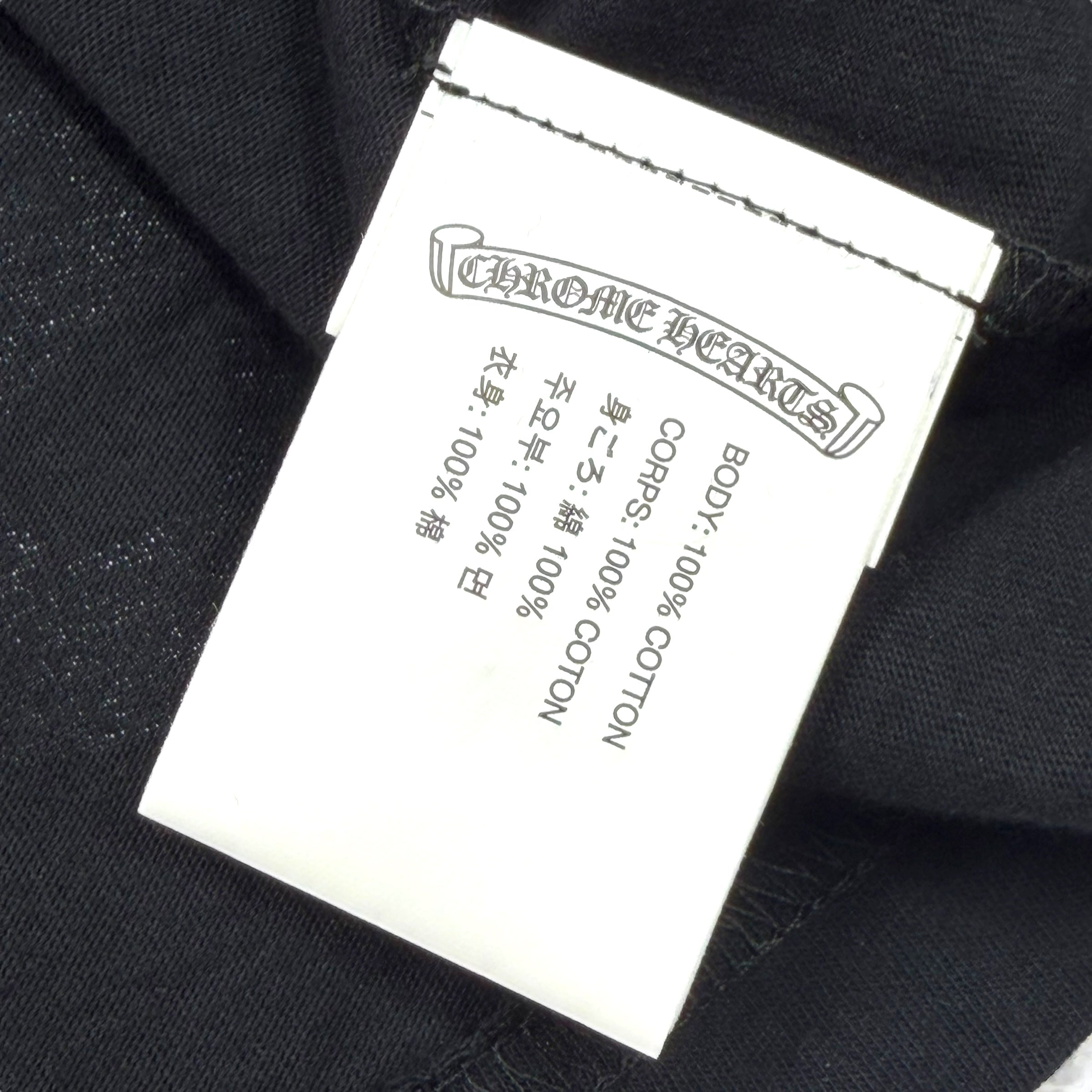 Chrome Hearts Horseshoe Plus Logo Baby Blue Staff L/S XL