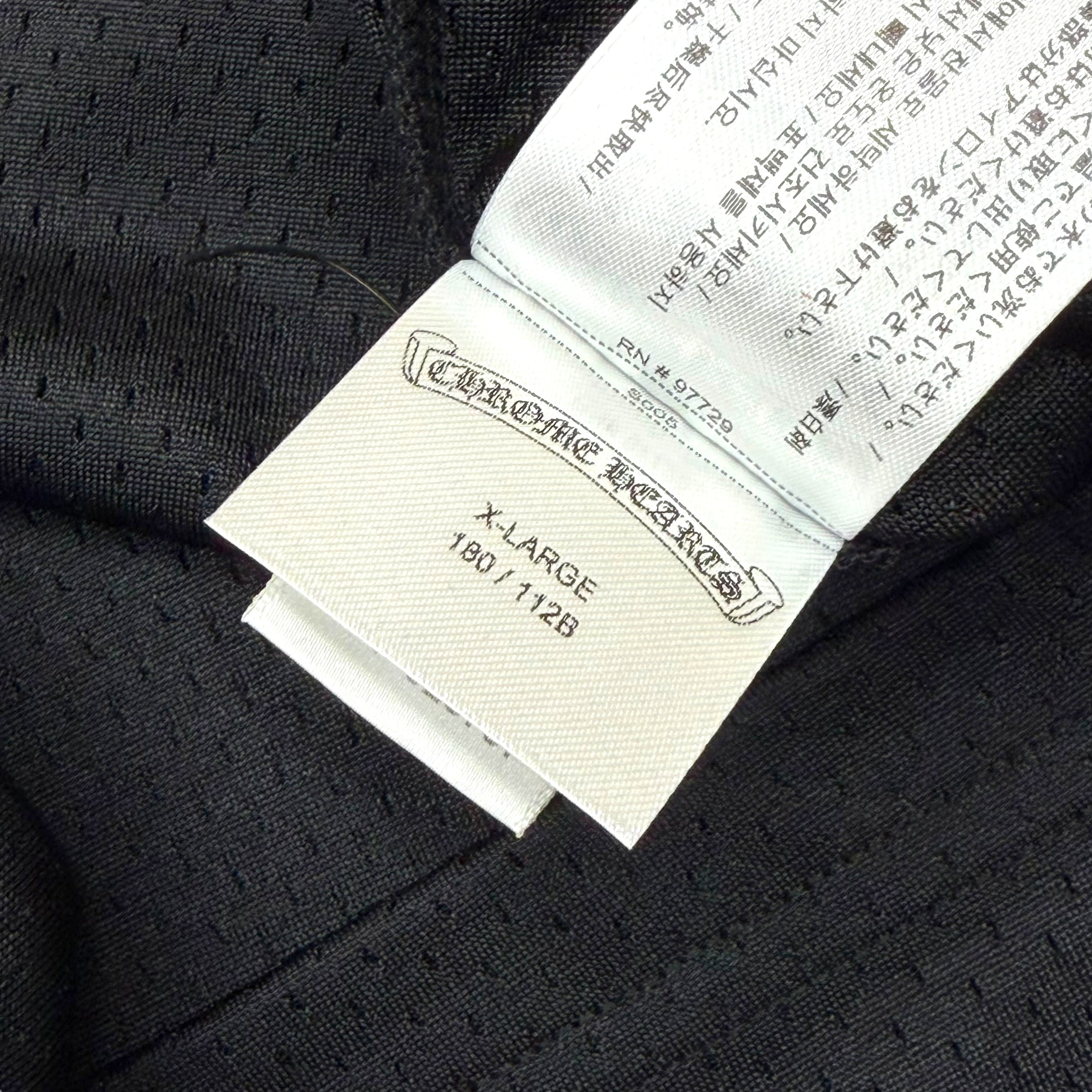 Chrome Hearts Stadium Mesh Black L/S Jersey XL