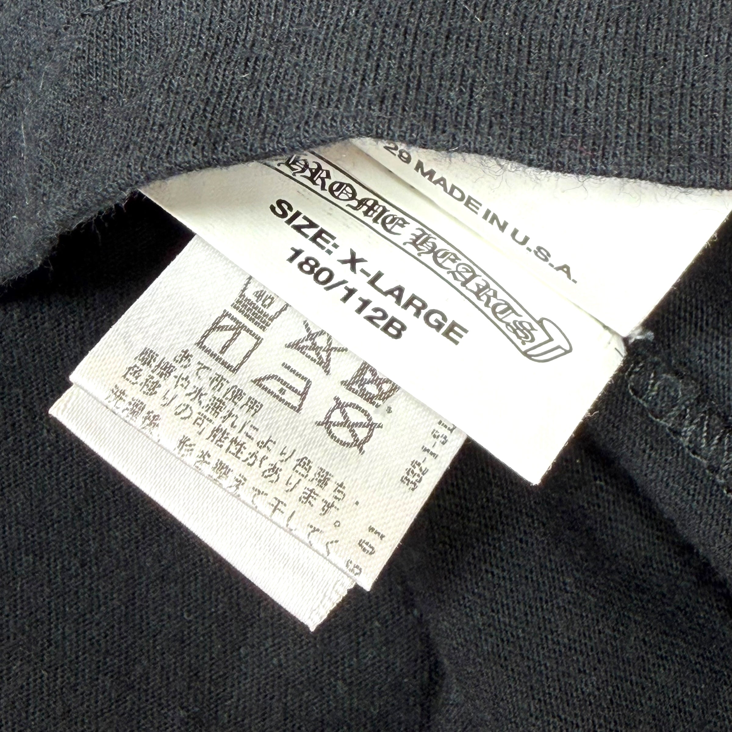 Chrome Hearts Cross Horseshoe Made in USA L/S XL