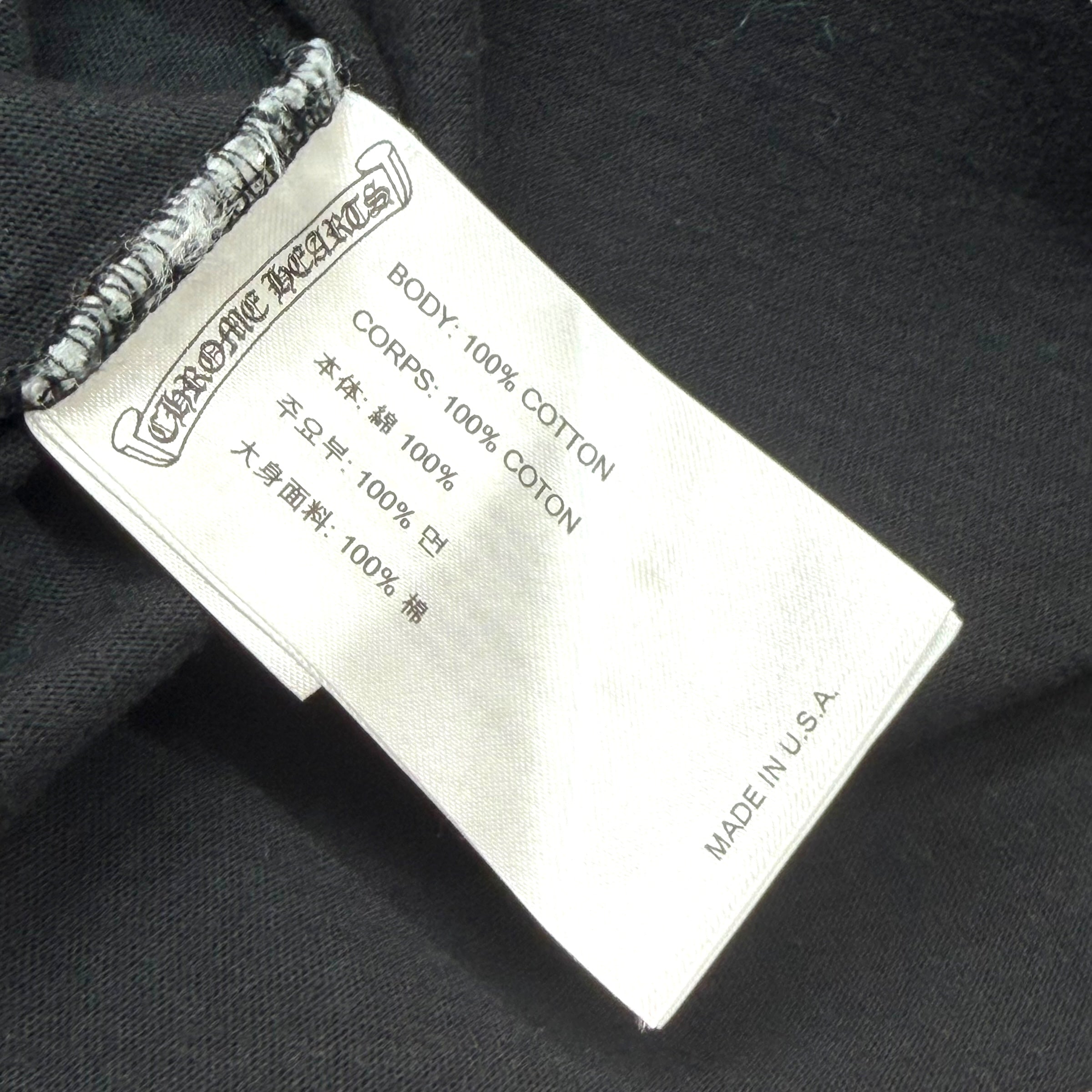 Chrome Hearts Fleur Cross Long Sleeve Tee XXL