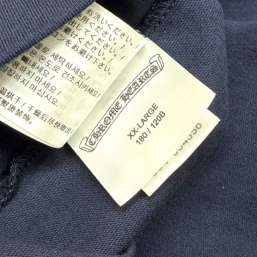 Chrome Hearts Yellow V89 Dagger Navy L/S XXL