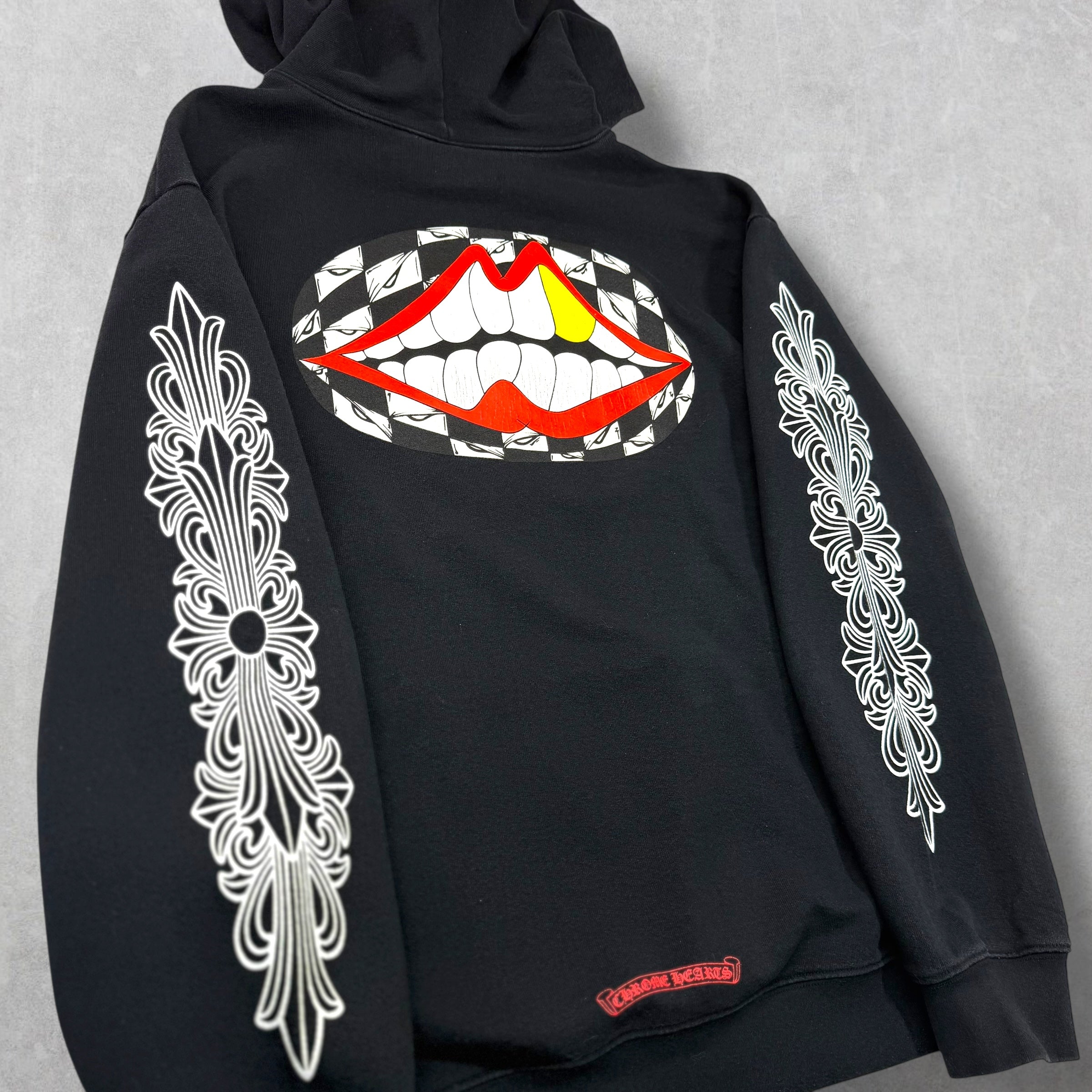 Chrome Hearts Matty Boy Floral Chomper Hoodie XXL