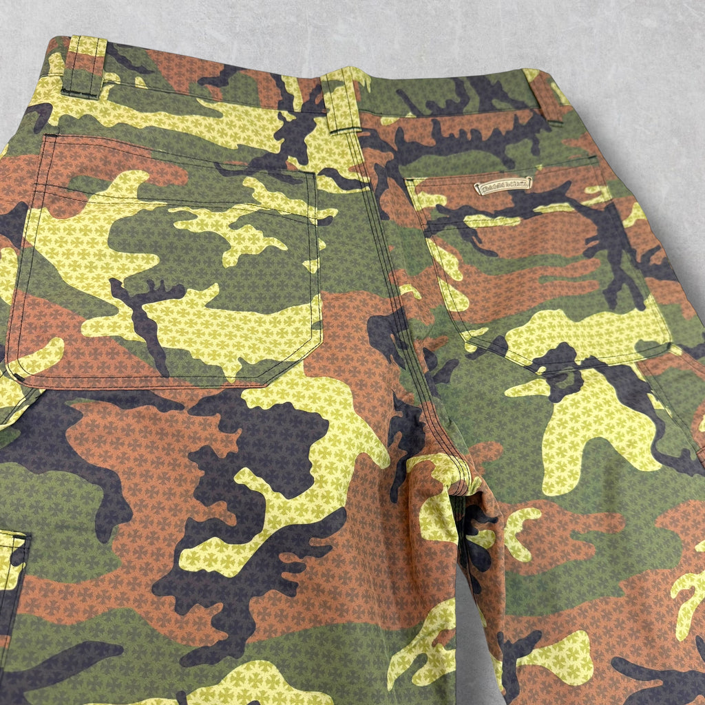 Chrome Hearts Monogram Camo Double Knee Pants 34