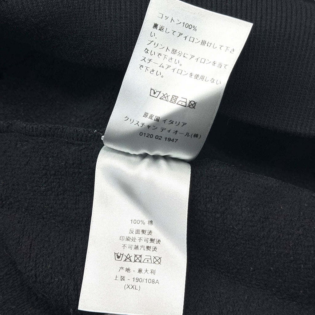Dior Daniel Arsham Blue Logo Black Sweater XXL