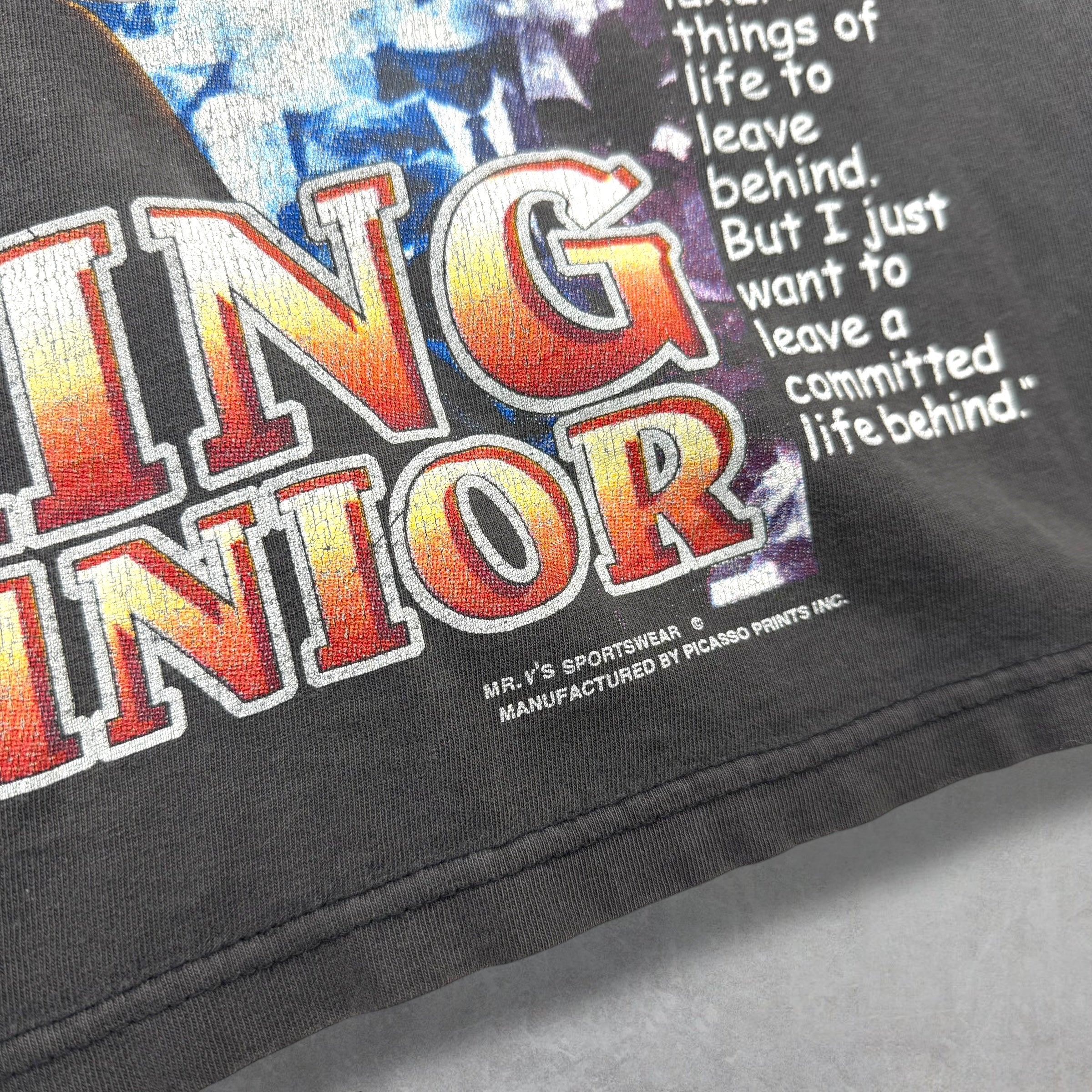 Vintage 90s Martin Luther King Jr. Rap Style Tee L